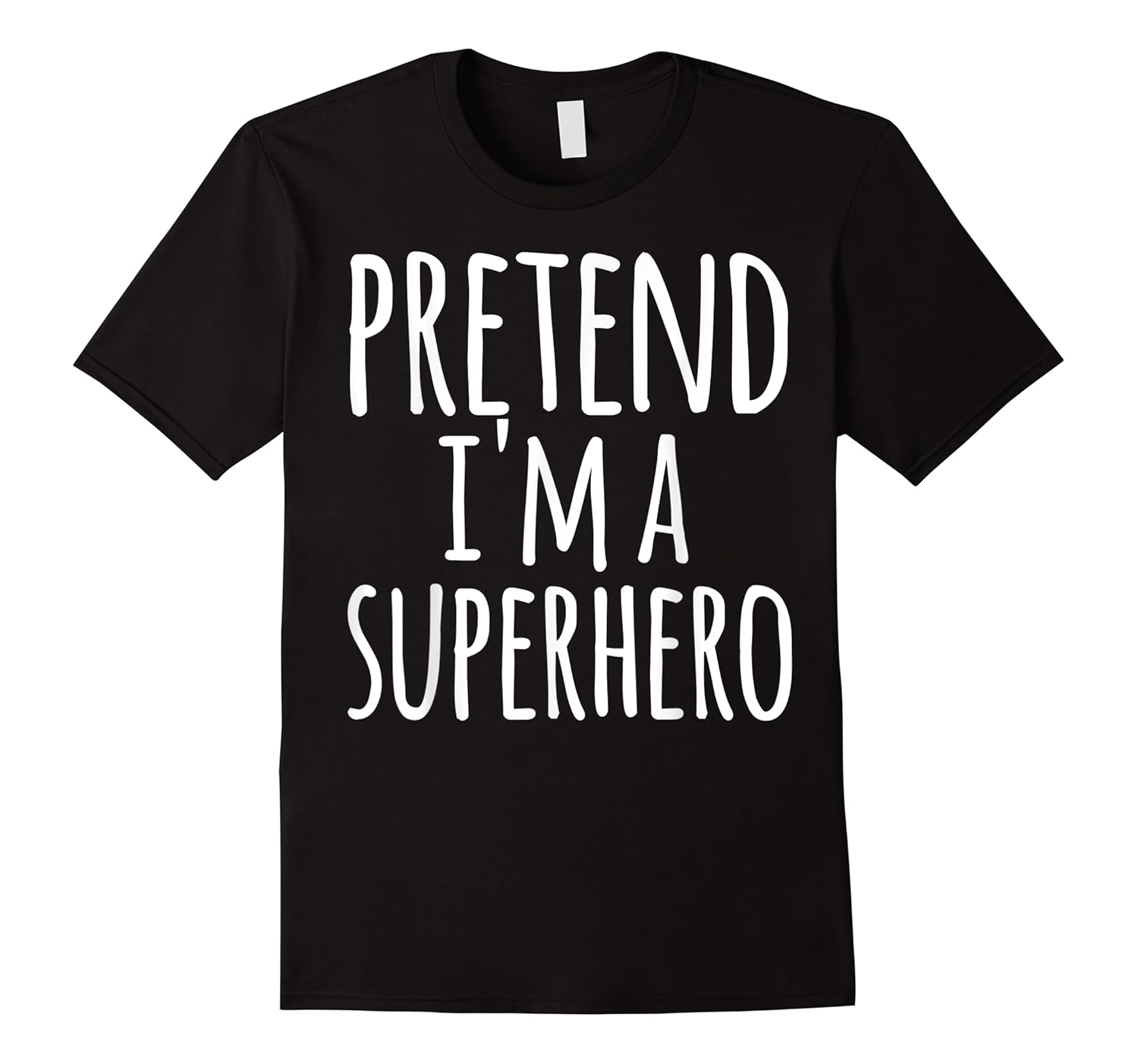 funny easy lazy halloween pretend i'm a superhero costume shirts