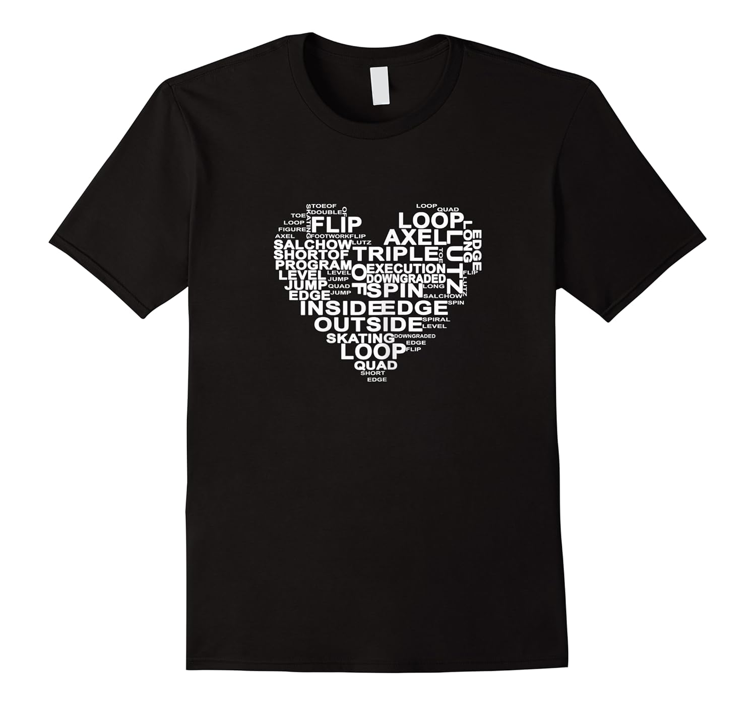 figure skating gift for girls and women  ice skating love shirts