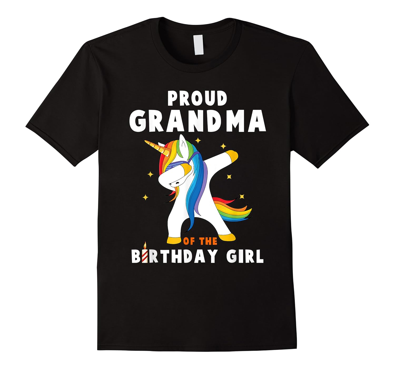 proud grandma of the birthday girl unicorn shirts