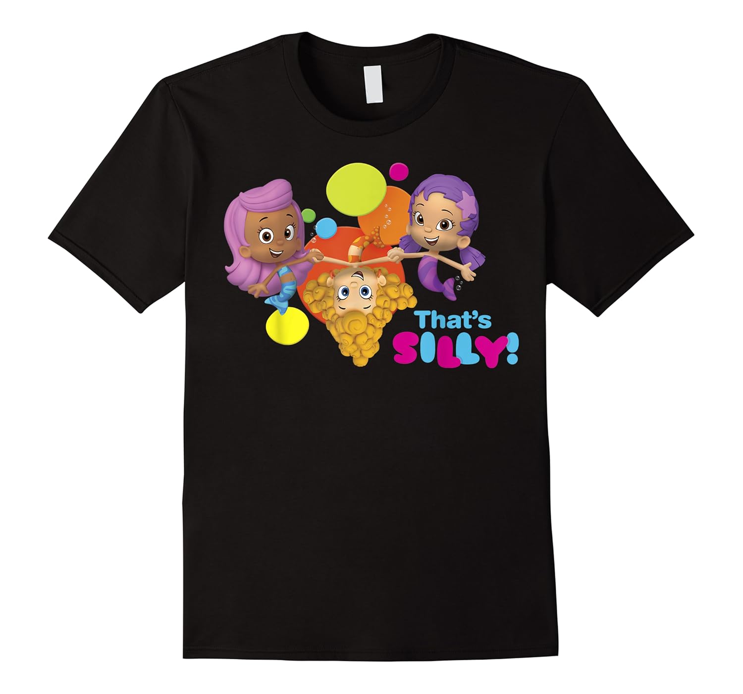 bubble guppies that's silly guppy girls group portrait shirts