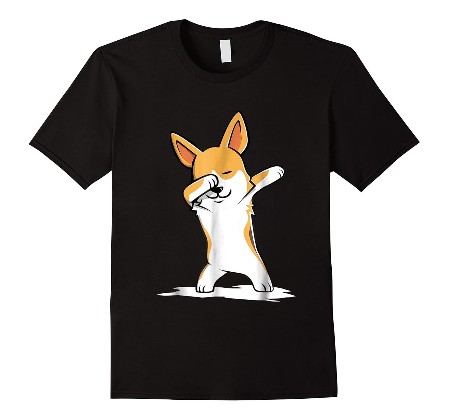 corgi cute dabbing funny dab dance gif shirts