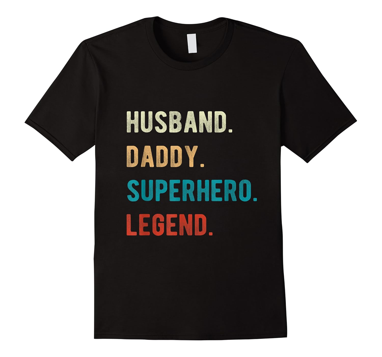 husband daddy superhero legend distressed gift shirts