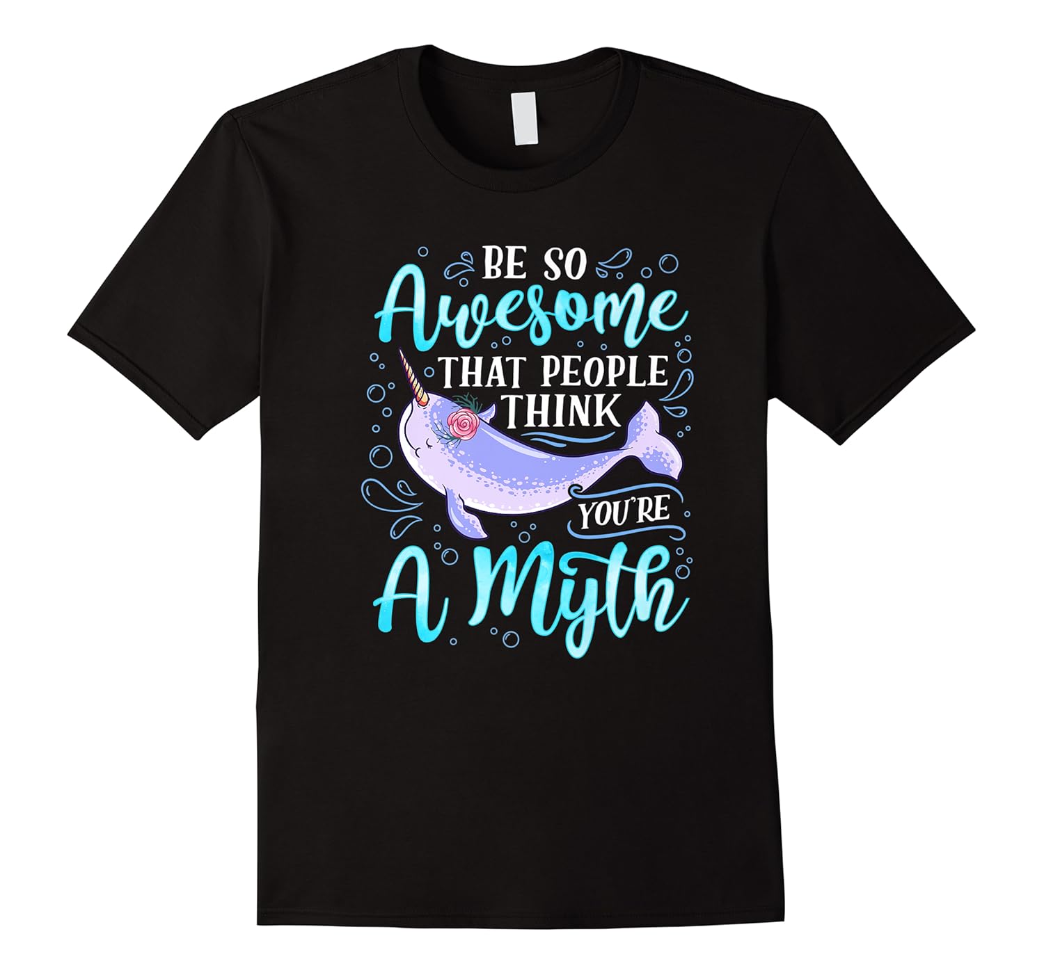 funny narwhal costume girl women be awesome shirts