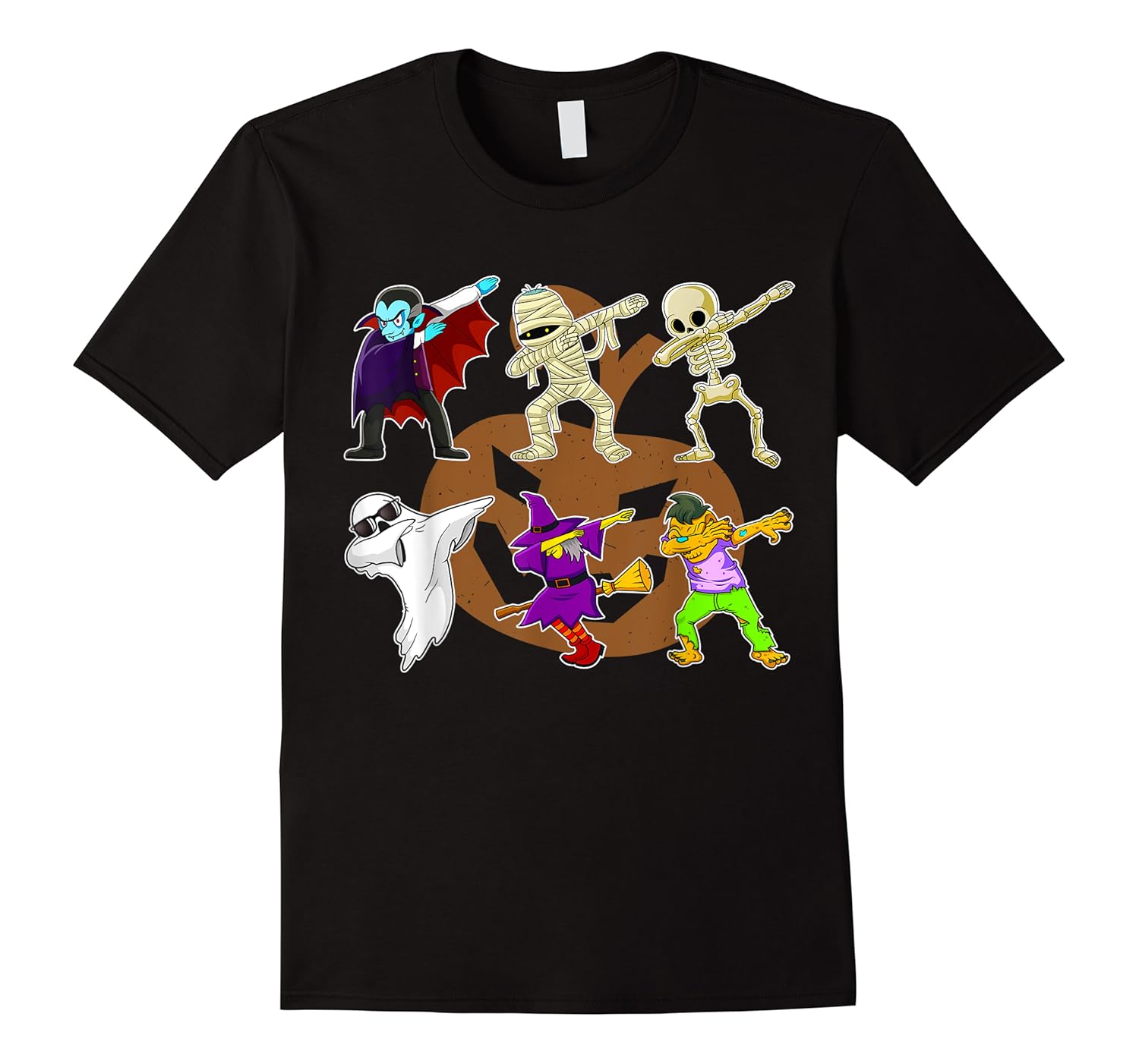 dabbing skeleton mummy ghost zombie halloween costume kids shirts