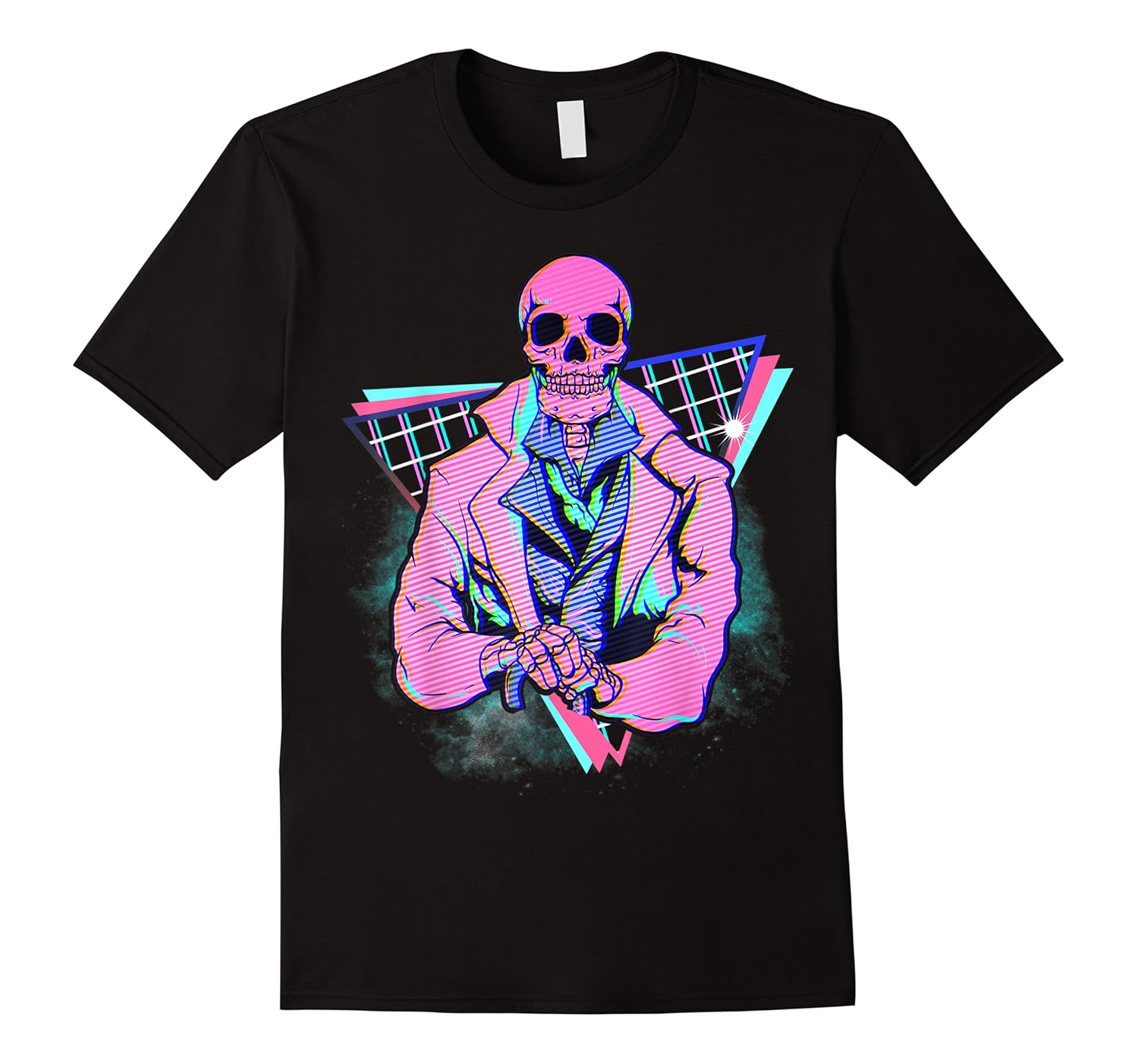 spooky pink skeleton in a suit steampunk design 4 halloween shirts