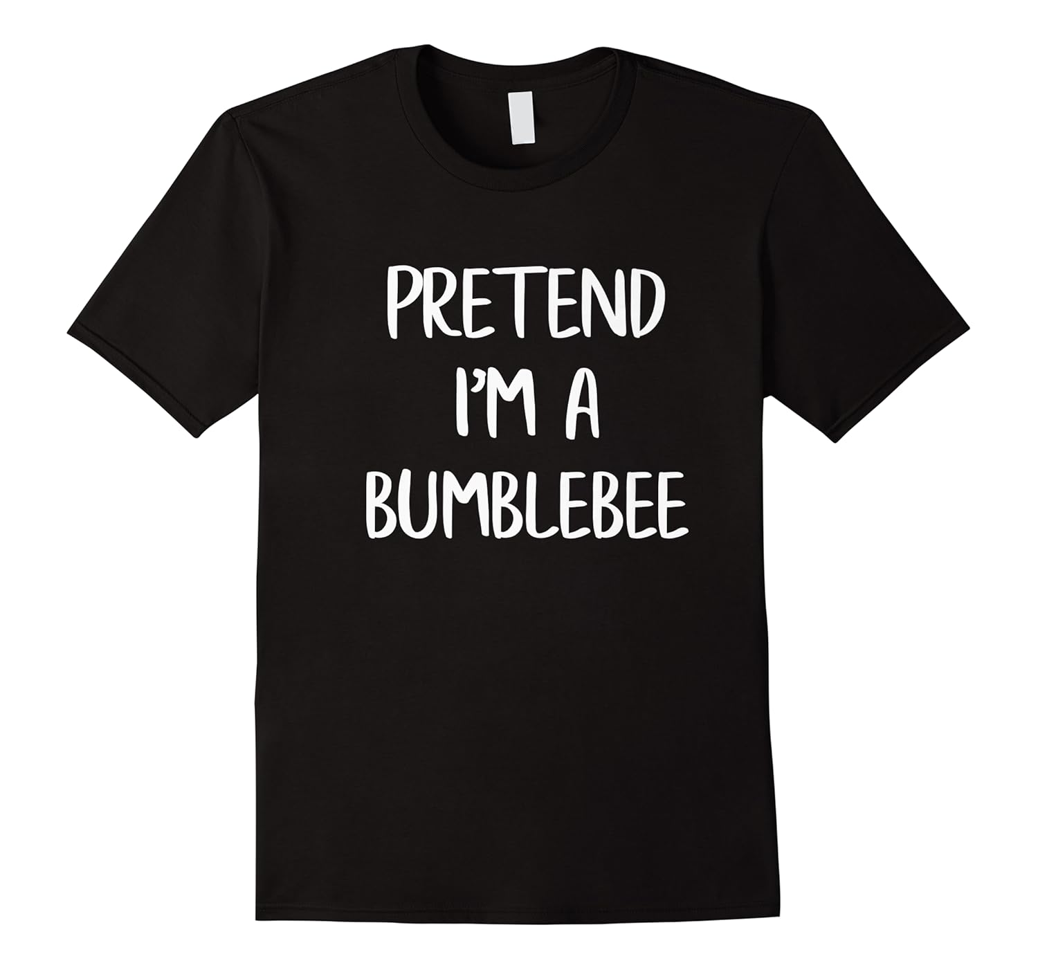 pretend i'm a bumblebee funny lazy halloween costume party shirts