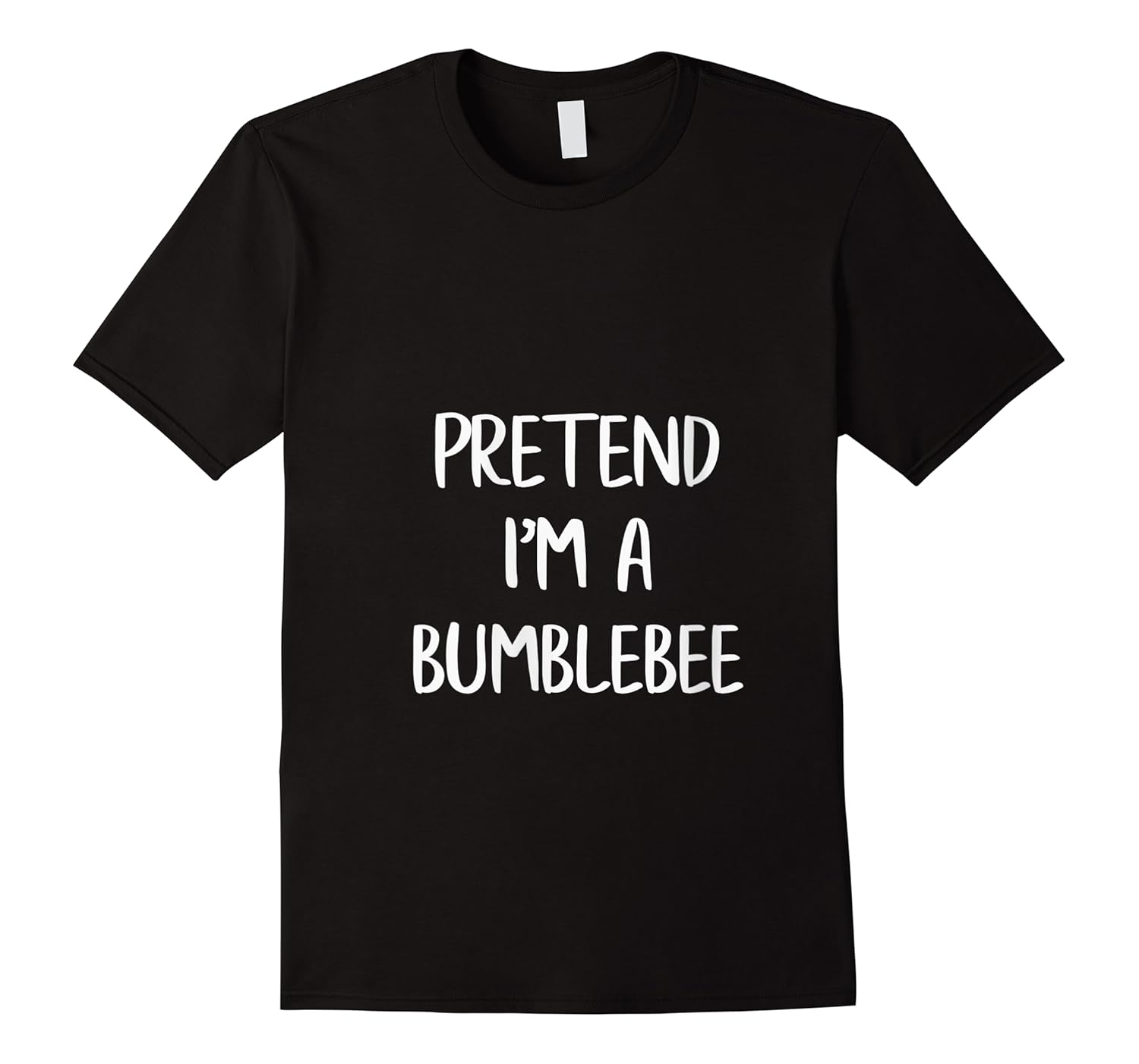pretend i'm a bumblebee funny lazy halloween costume party shirts