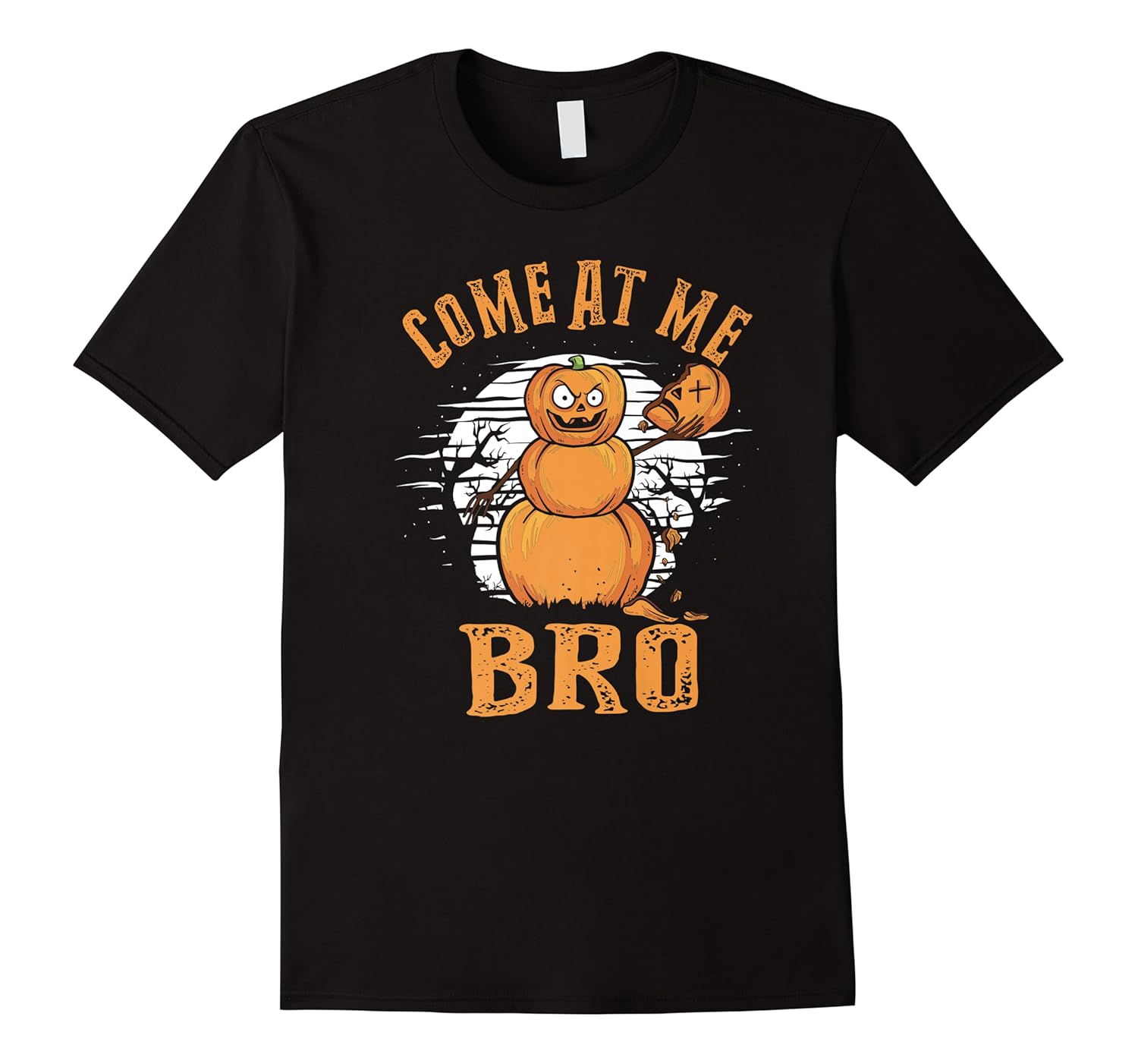 come at me bro scary halloween pumpkin jack o lantern shirts
