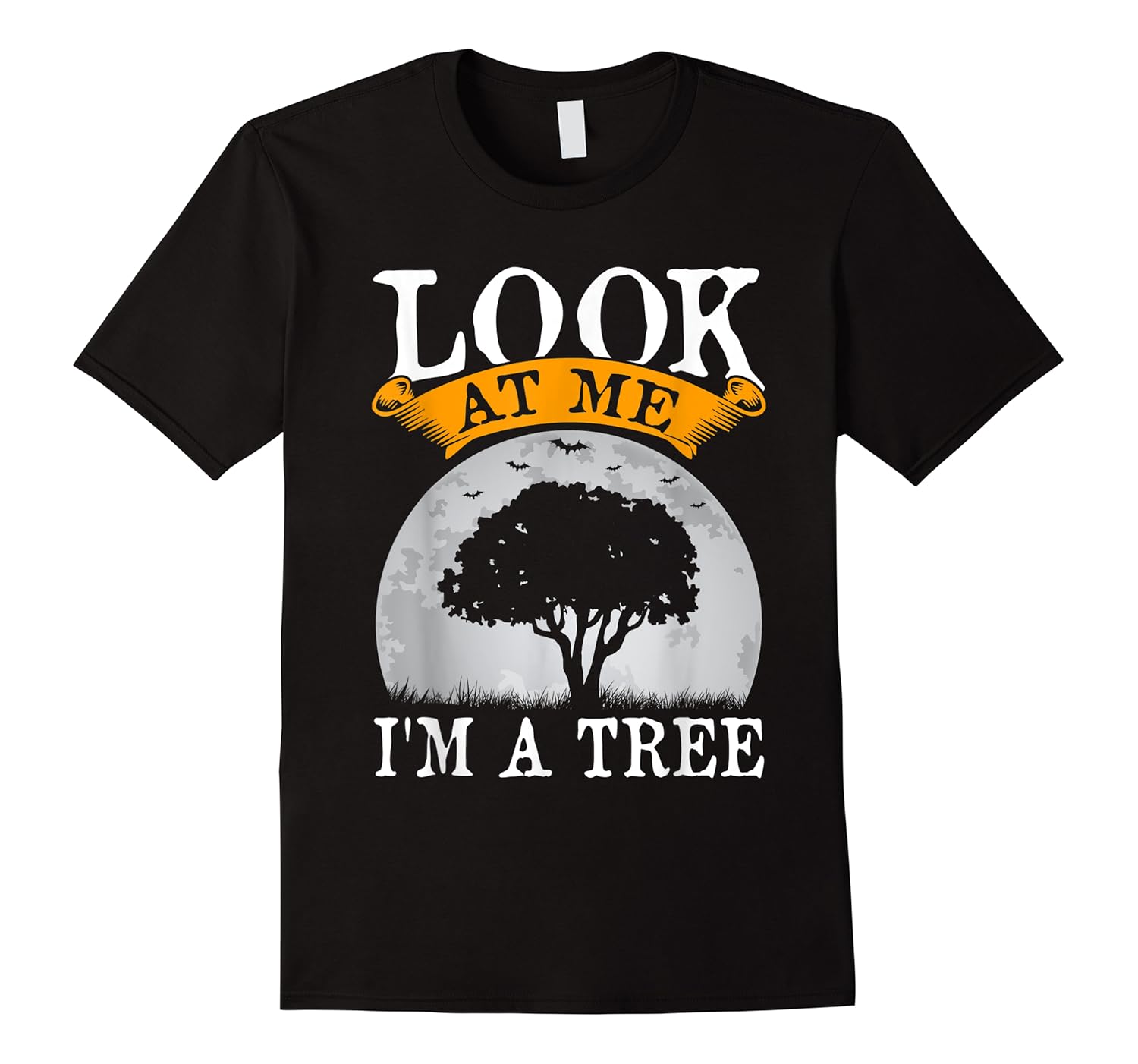 look at me i'm a tree funny halloween party costume gift shirts
