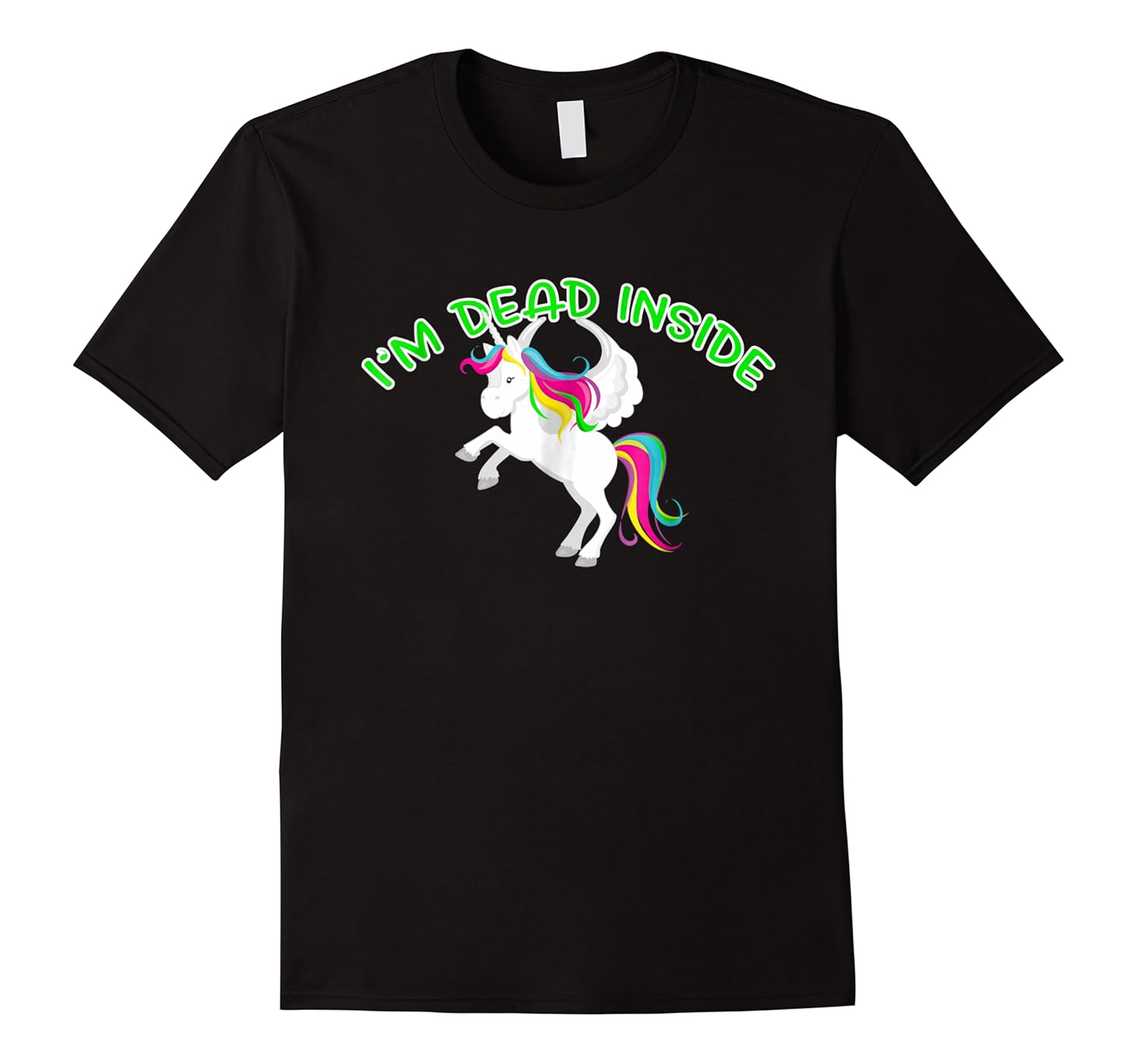 i'm dead inside funny unicorn shirts