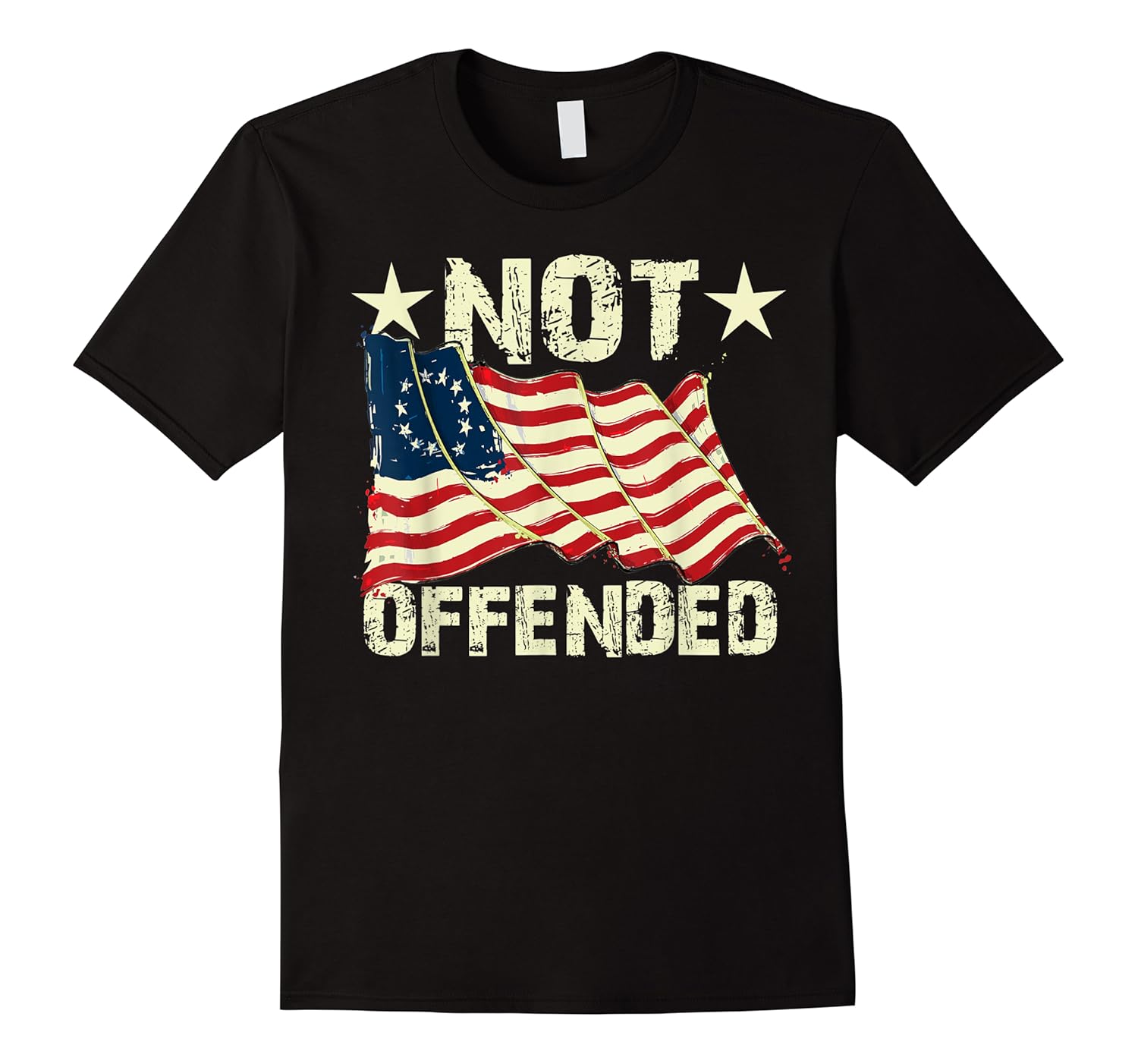 not offended b ross american flag with 13 stars shirts