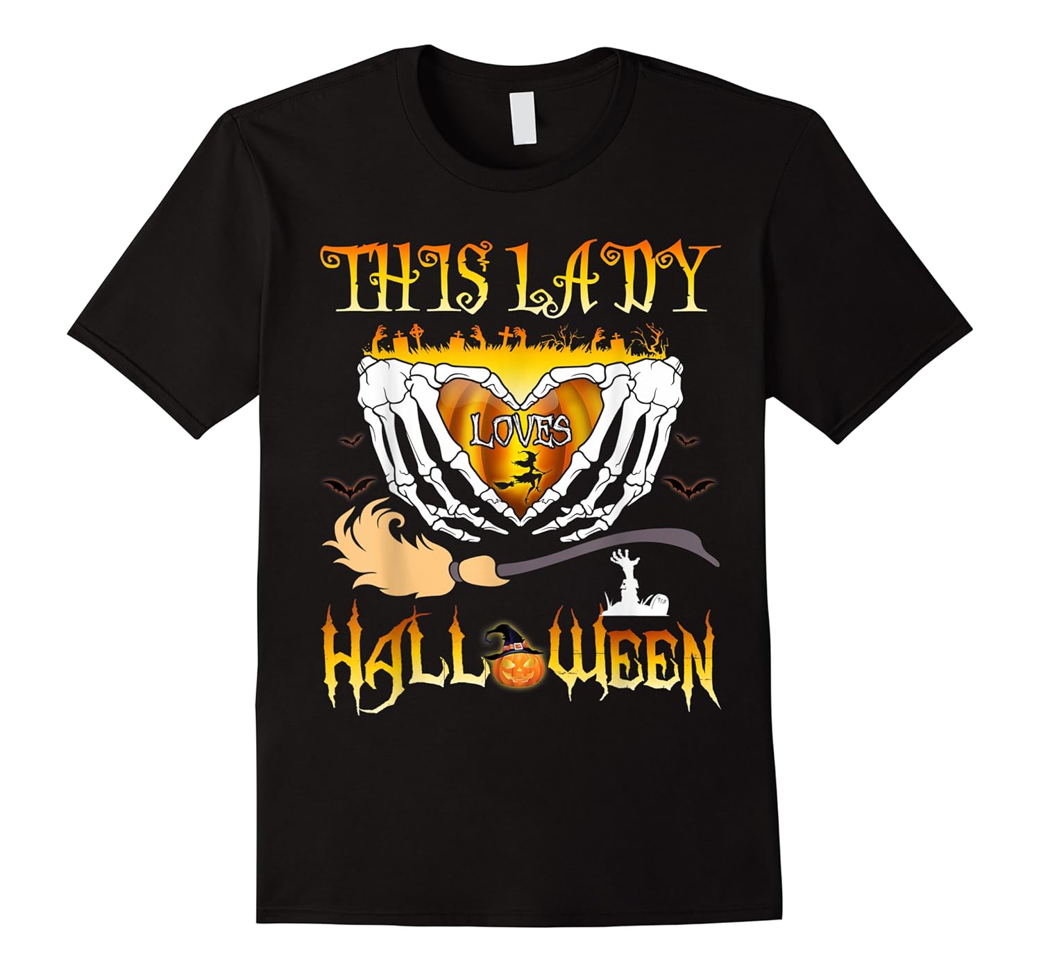 this lady loves halloween gift shirts