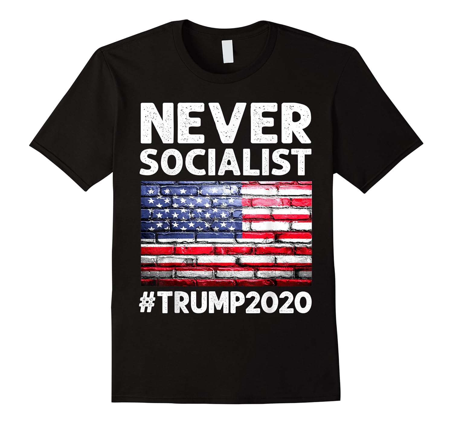 never socialist america, re election trump 2020 shirts