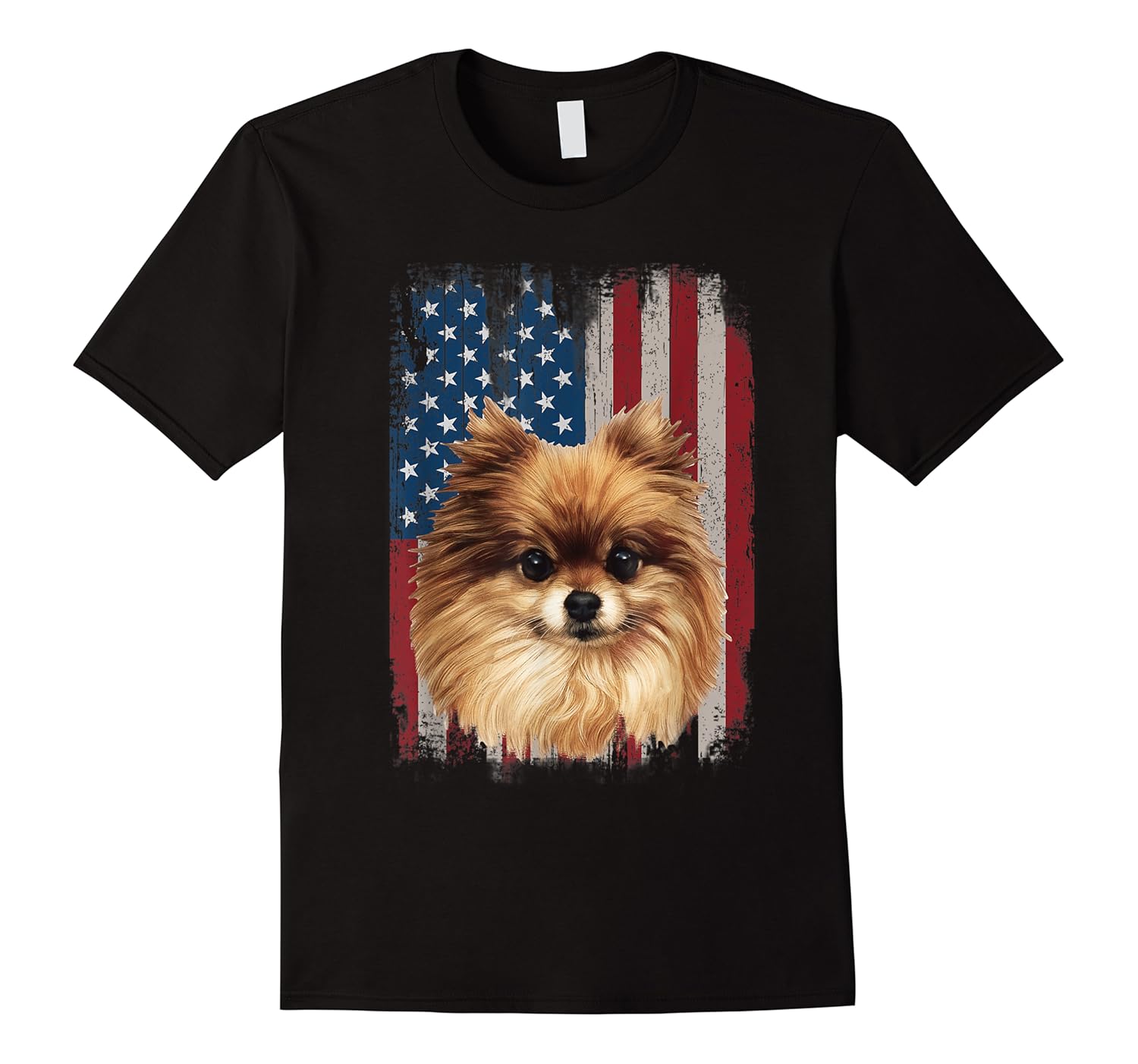 pomeranian american flag patriotic 4th of july gifts shirts