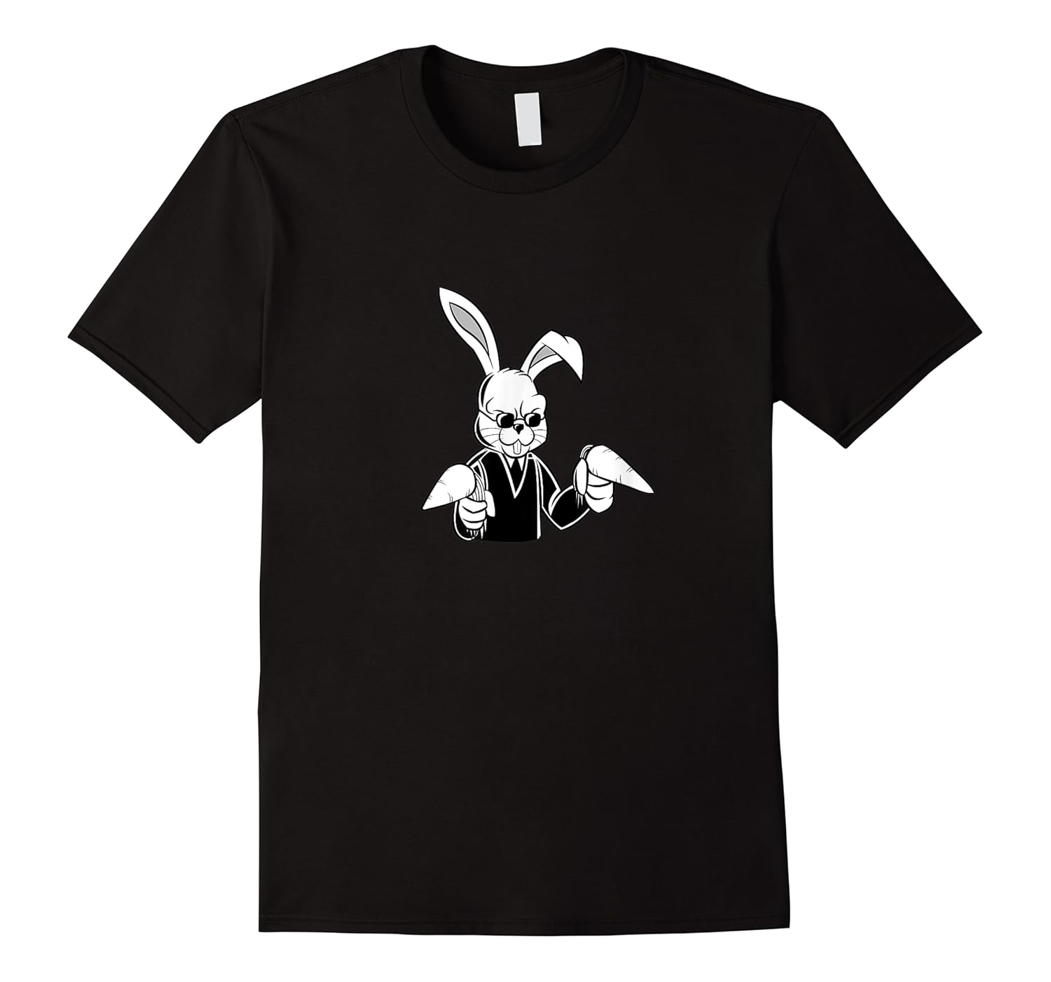 Funny Easter Gift Gangster Rabbit Egg Hunt Shirt