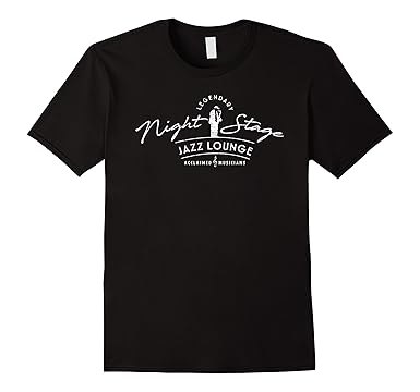 Legendary Night Stage Jazz Lounge-Vintage T-shirt