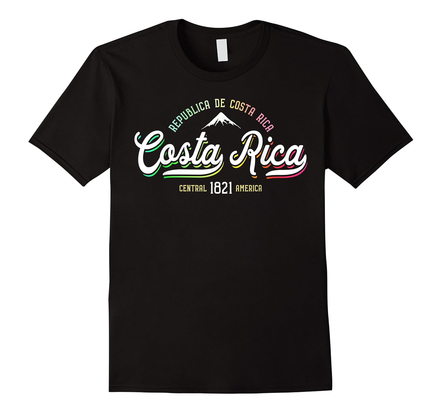 costa rica vintage central america volcano shirts