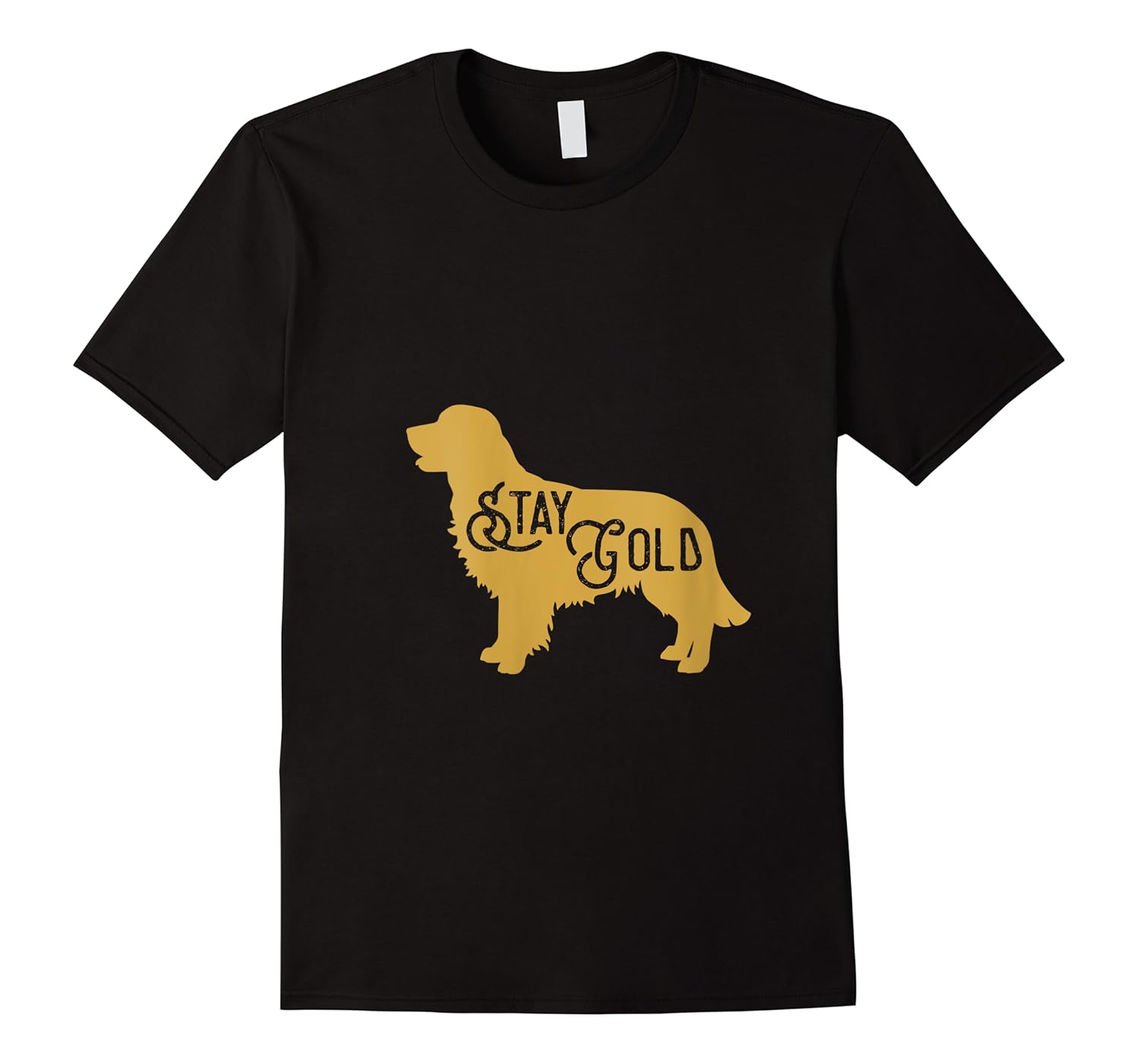 Womens Stay Gold Golden Retriever T Shirt Wedgeshirt