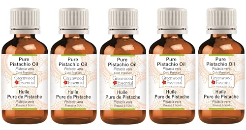 Huile de pistache pure Greenwood Essential pressée à froid pour un soin d'exception du visage