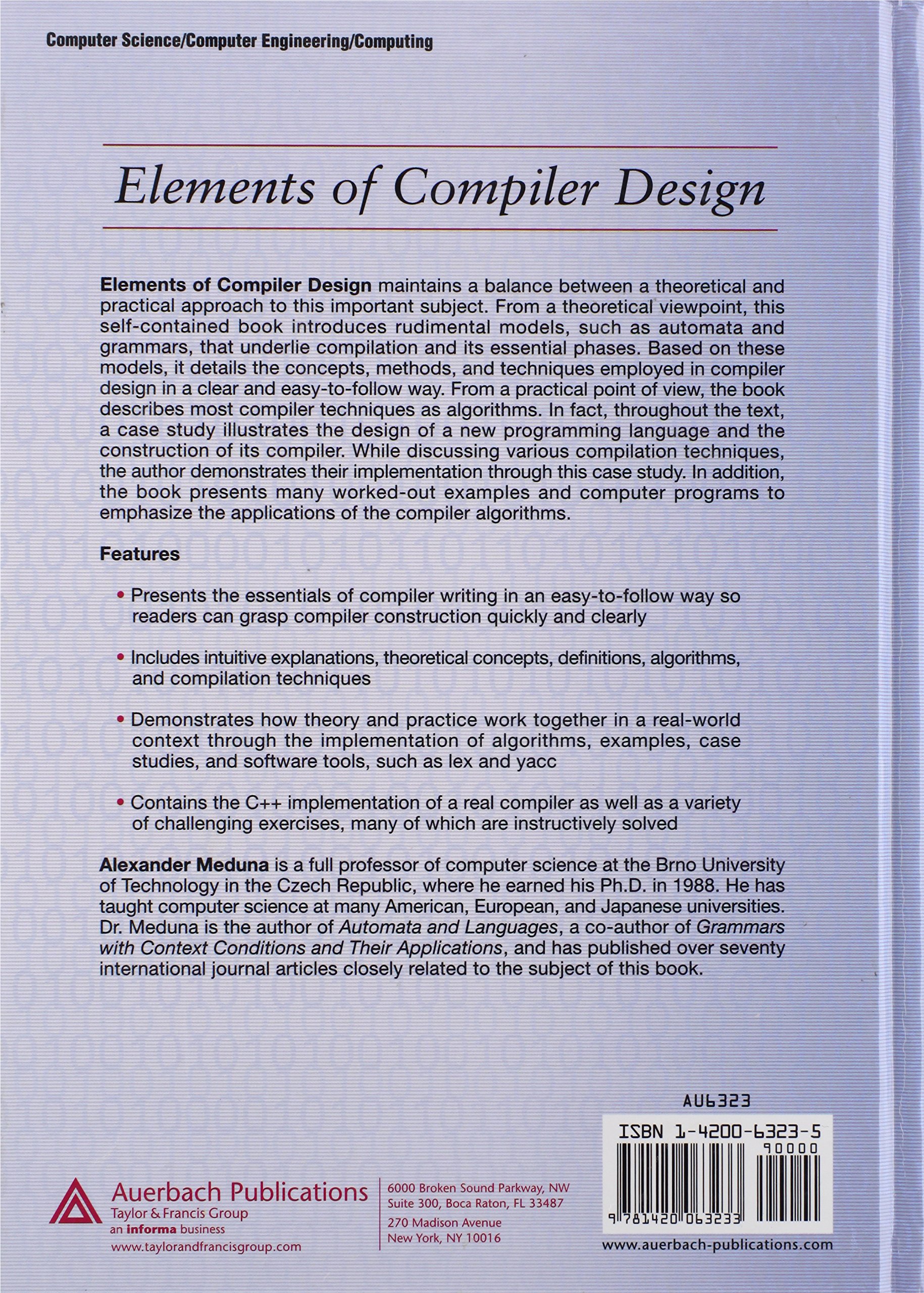 Elements of Compiler Design