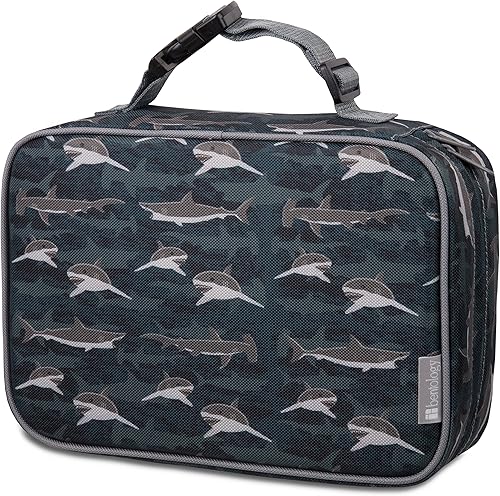 Miniatura 4 de Bentology - Juego de lonchera y recipientes, para niños, lonchera aislada para niños y niñas, caja bento, 5 contenedores y bolsa de hielo - 9 piezas.