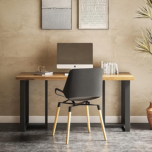 Miniatura 6 de Patas de metal para mesa, patas de banco, patas de mesa, patas de repuesto de tubo cuadrado resistente, patas de escritorio, patas de muebles para