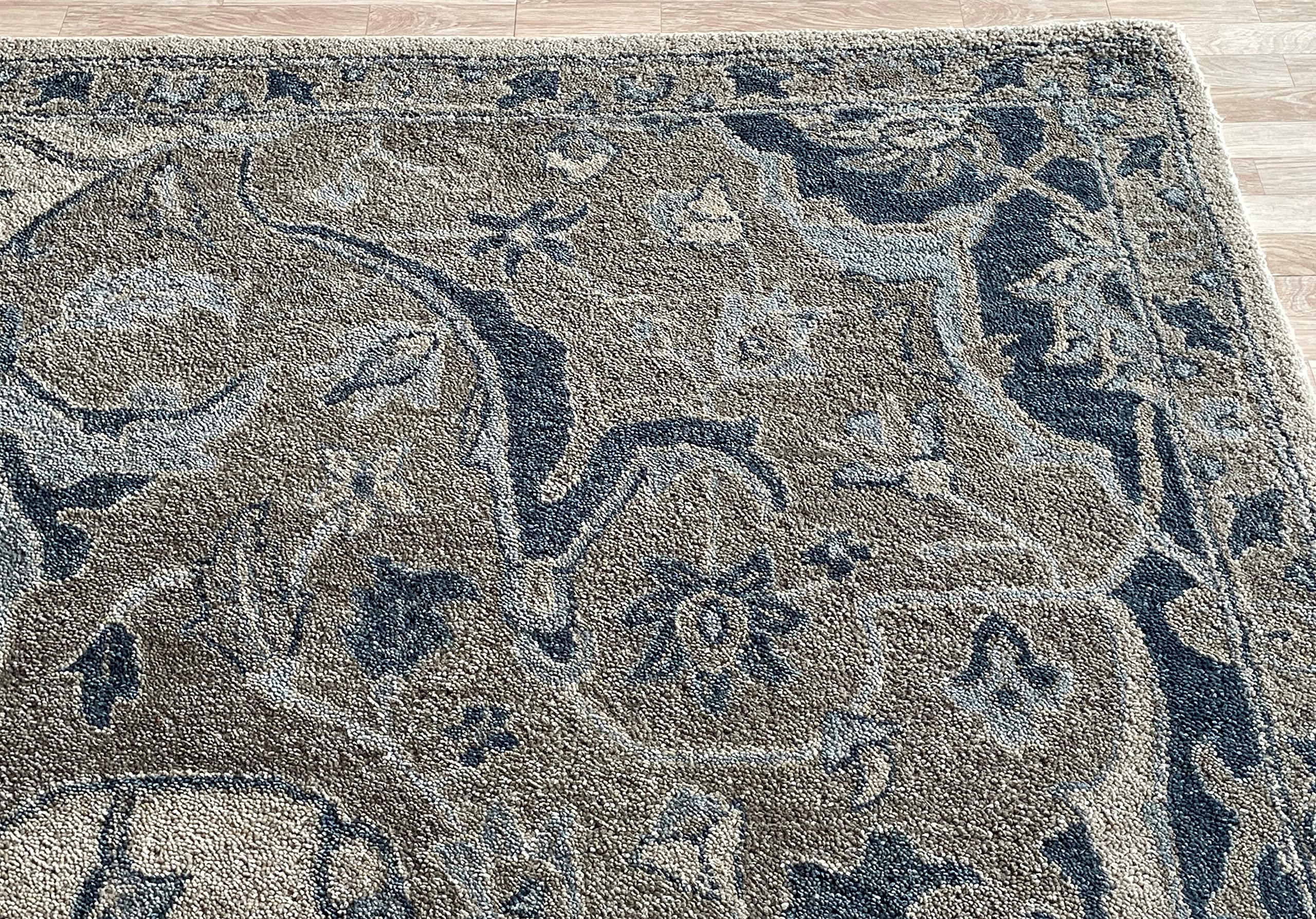 Natural Weave Authentic PB Handmade Nolan Persian Style Wool Area Rug