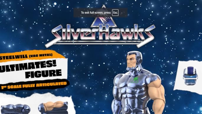 SILVER HAWKS Windhammer シルバーホーク　レア　絶版　完品 Amazon.com: Super7 ULTIMATES! SilverHawks Windhammer - 7