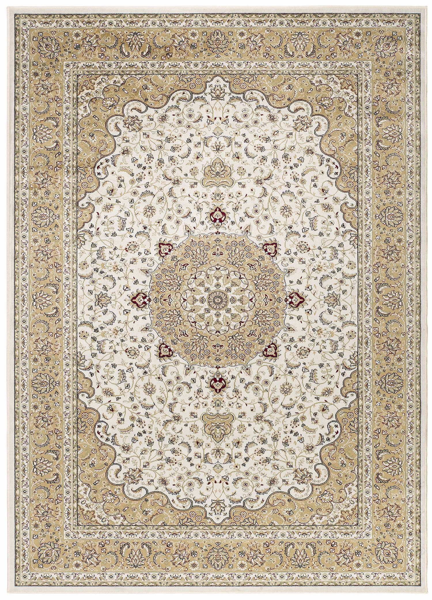 KadimaDesignClassic Carpet Rug HARMONY 67 x105cm 02 beige