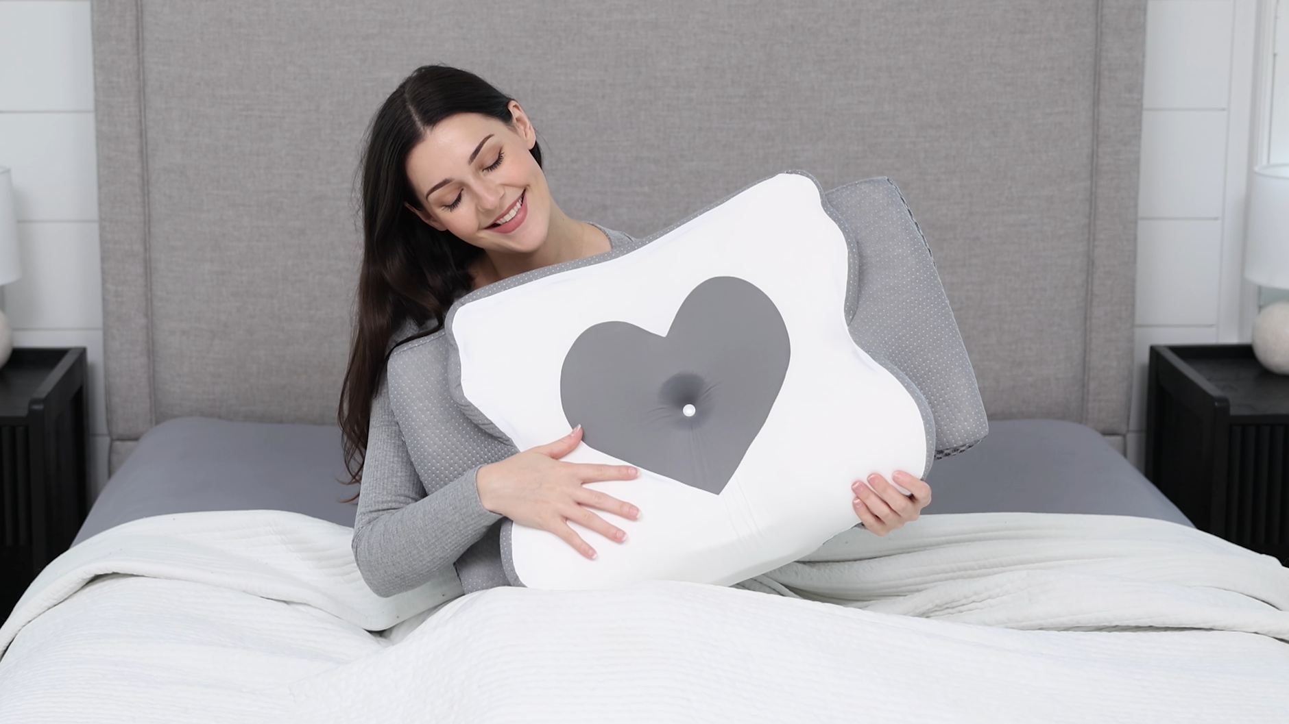 Amazon.com: CushZone Cervical Neck Pillow, Memory Foam Neck Support Pillows  for Sleeping, Shoulder Pillow for Side Sleepers, Back Stomach Sleepers,  CertiPUR-US Certified, Queen Size, Grey : Home & Kitchen