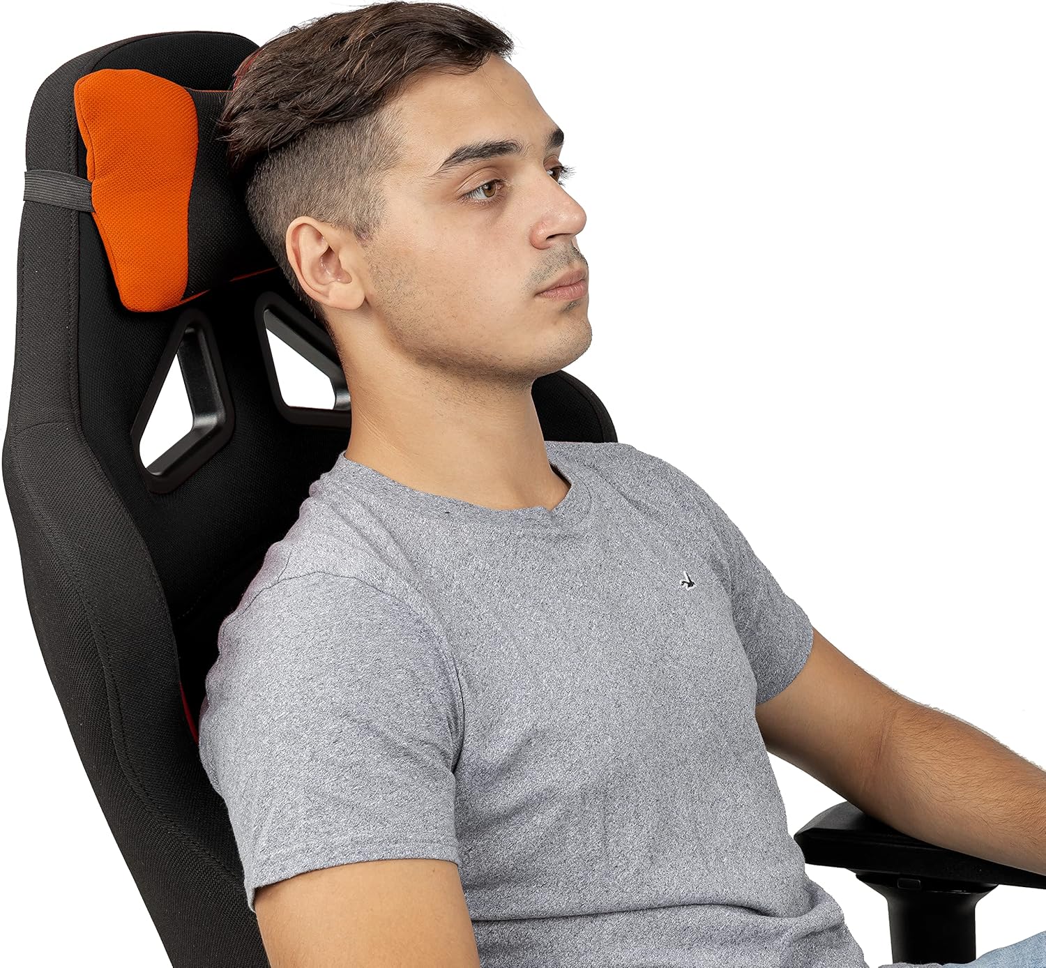 Lumbar and Neck Pillow (Orange, Neck)