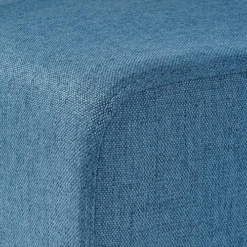 Miniatura 4 de Christopher Knight Home Sillas de comedor de tela Pertica, juego de 2 piezas, color azul