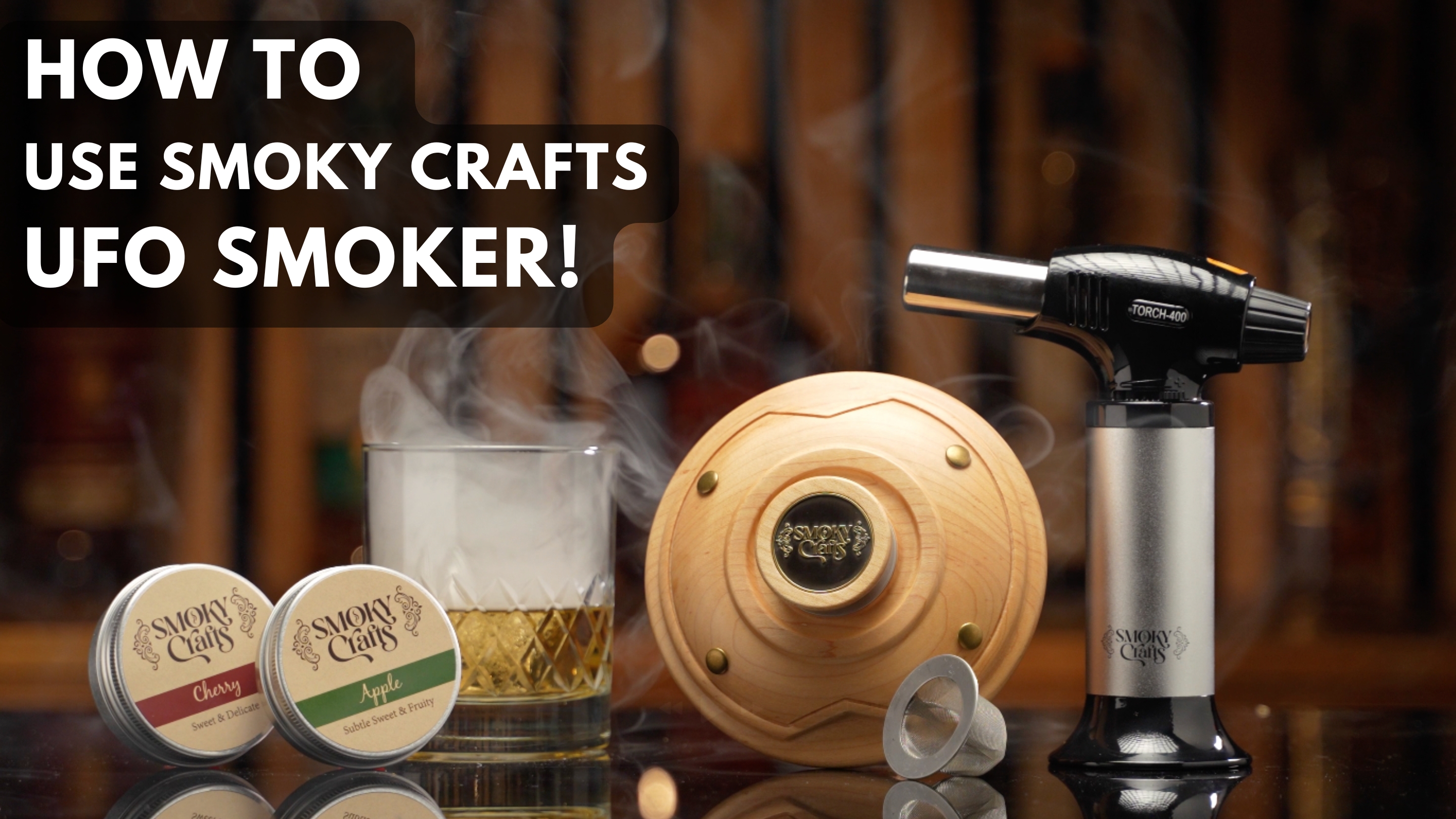Amazon.com : Smoky Crafts Cocktail Smoker Kit with Torch - Whiskey