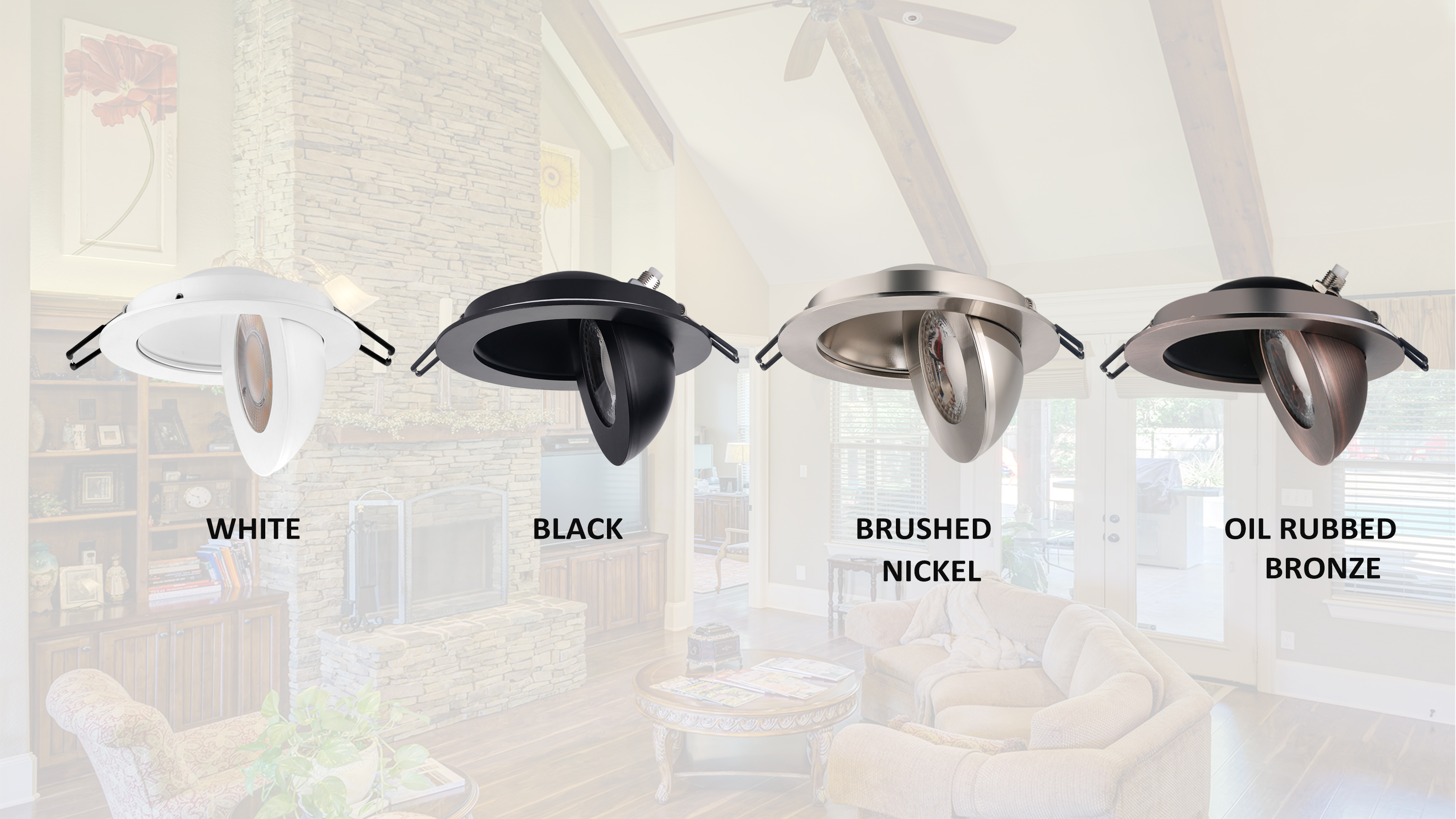 POPANU Gimbal LED Recessed Light - 4 Inch Black 9W 360° Rotation Directional Adjustable Eyeball Sloped Ceiling Recessed Lighting 4 inch Light Wafer Soffit Indoor Spotlight Canless Black 4 inch 6 Pack - Amazon.com