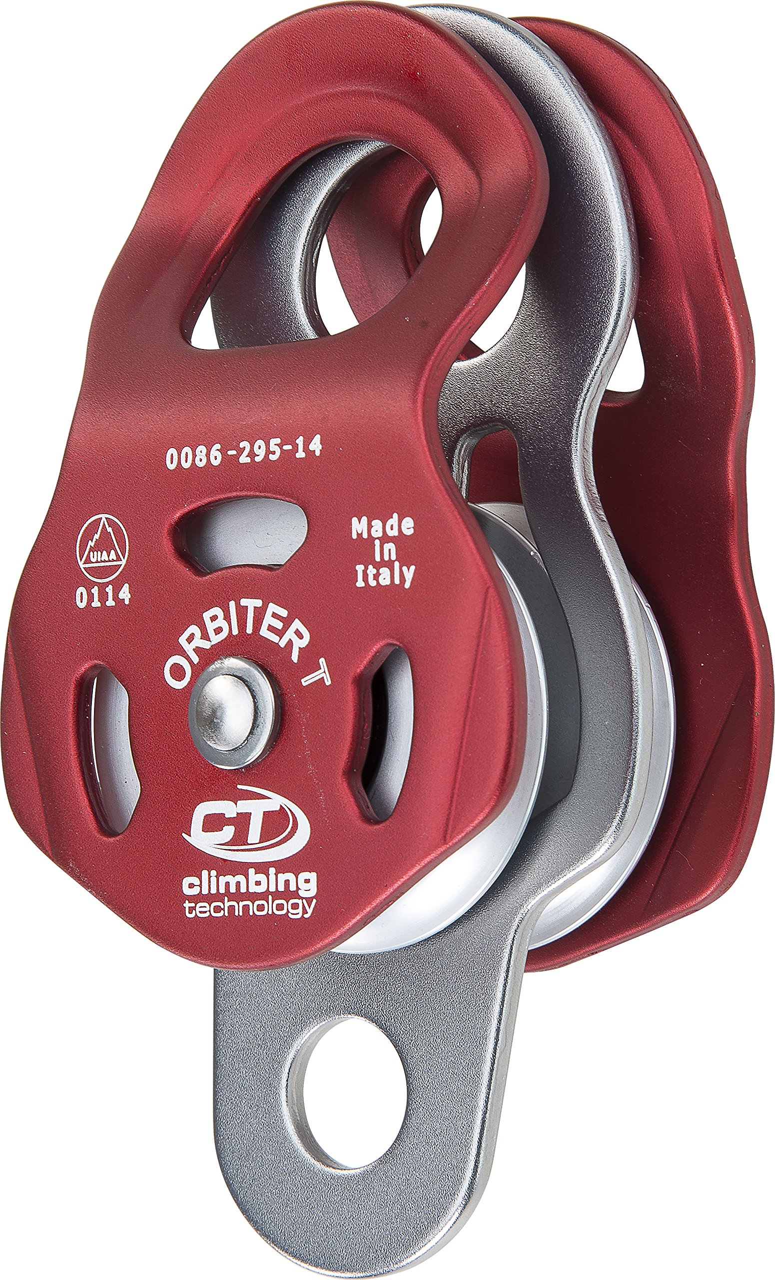 Climbing Technology Orbiter T Polea, Unisex - Adulto, Rojo/Gris, Talla Única