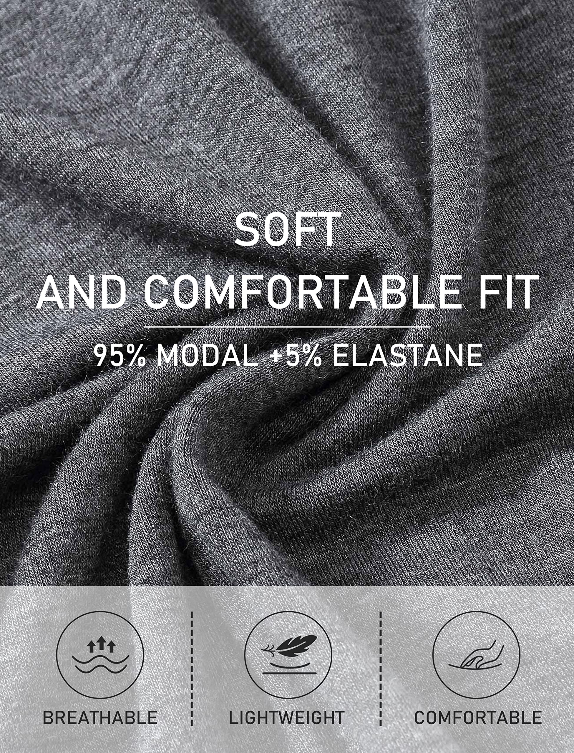 JINSHI Pantalon Pijama Mujer Suave Modal Pijama Pantalones Capri Mujer con Bolsillos para Descansar Ropa De Dormir Yoga Jogger