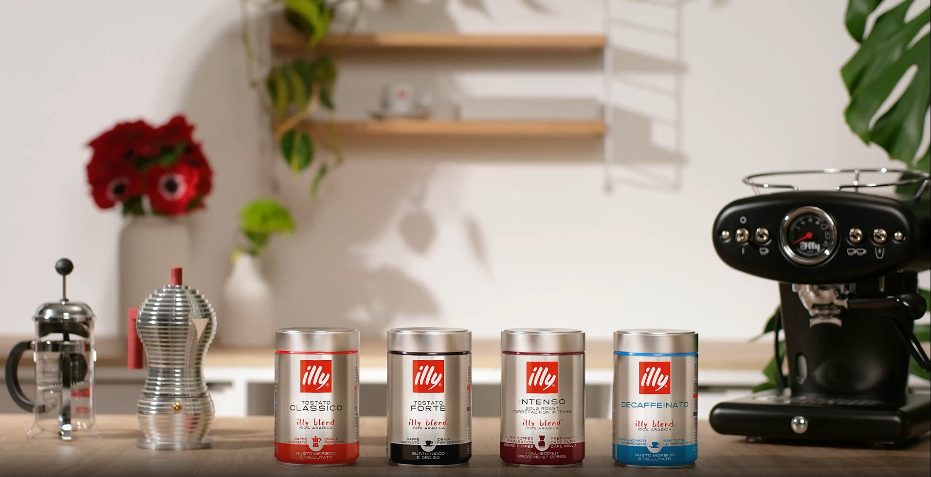 Amazon.com : illy Ground Espresso Coffee, Intenso Dark Roast, 8.8