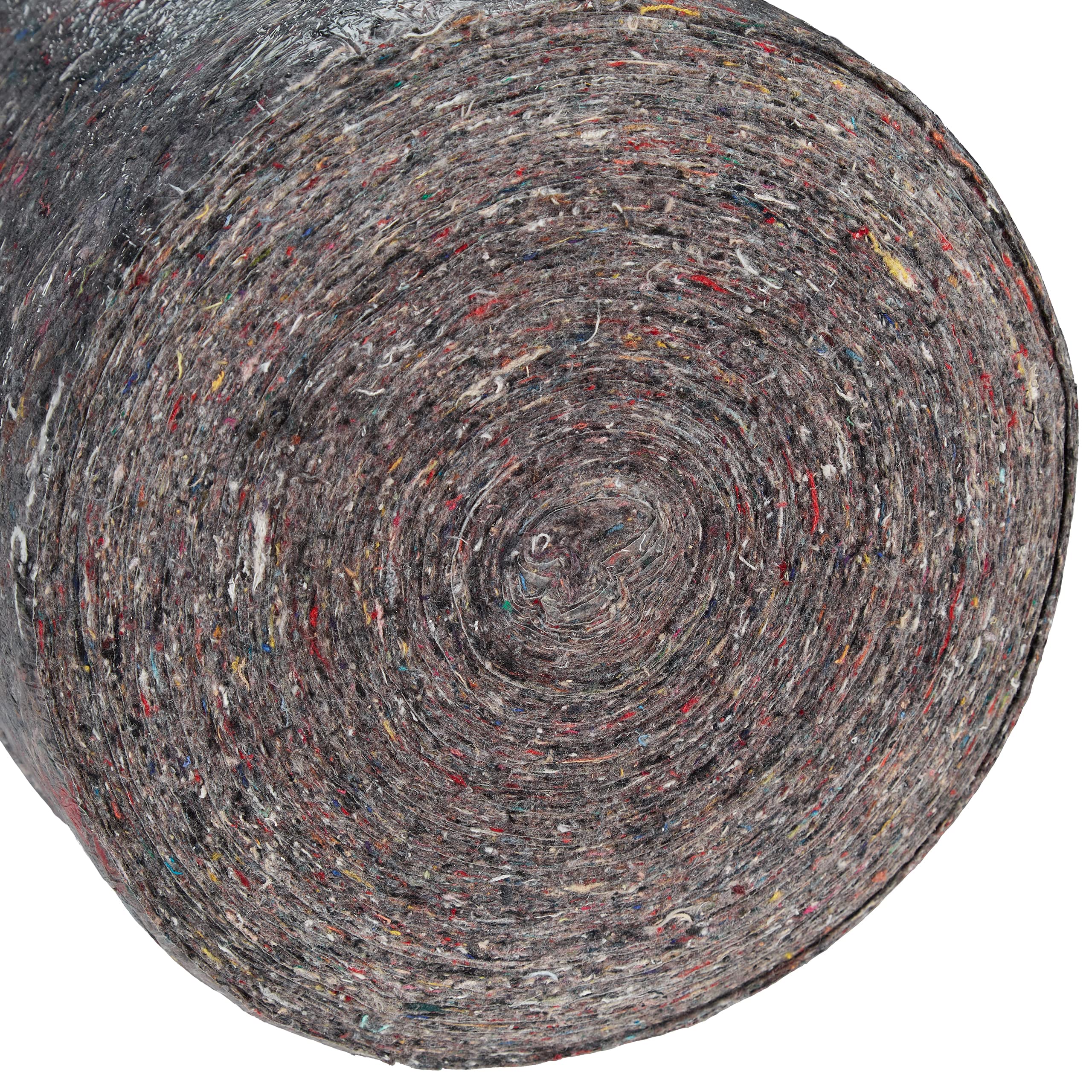 relaxdays Vellón de Pintor, Cubre Suelos, 1 m x 50 m = 50m², Antideslizante, Impermeable, 220g/m², Gris, Tela no Tejida