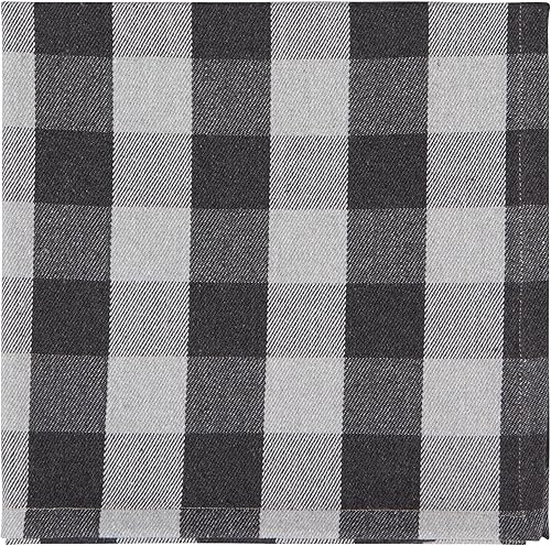 Miniatura 3 de Now Designs Second Spin Carbón vegetal, 85% algodón reciclado, 15% poliéster reciclado, 20 pulgadas de ancho x 20 pulgadas de largo, juego de 4