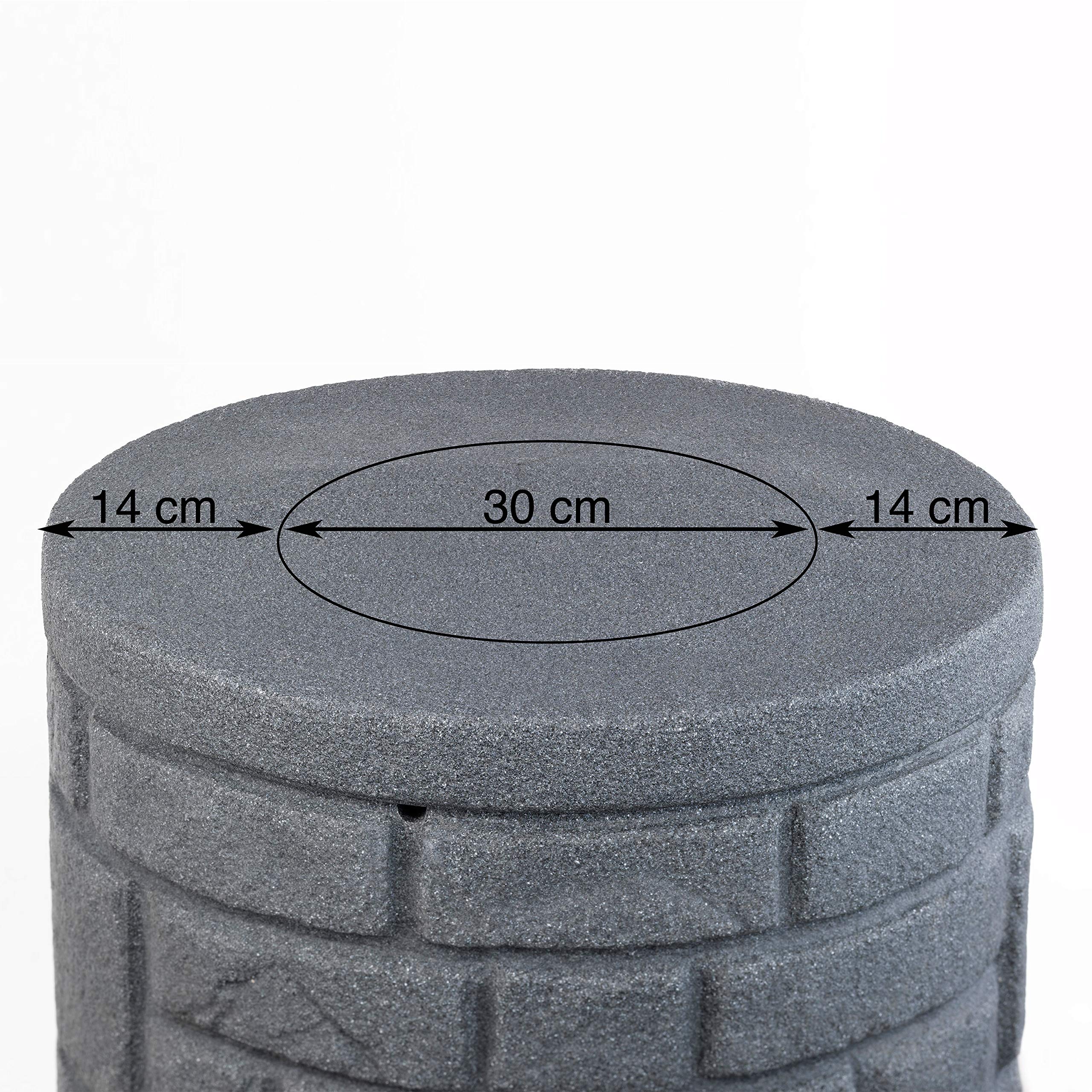 Regentonne Arcado 230 Liter anthrazit