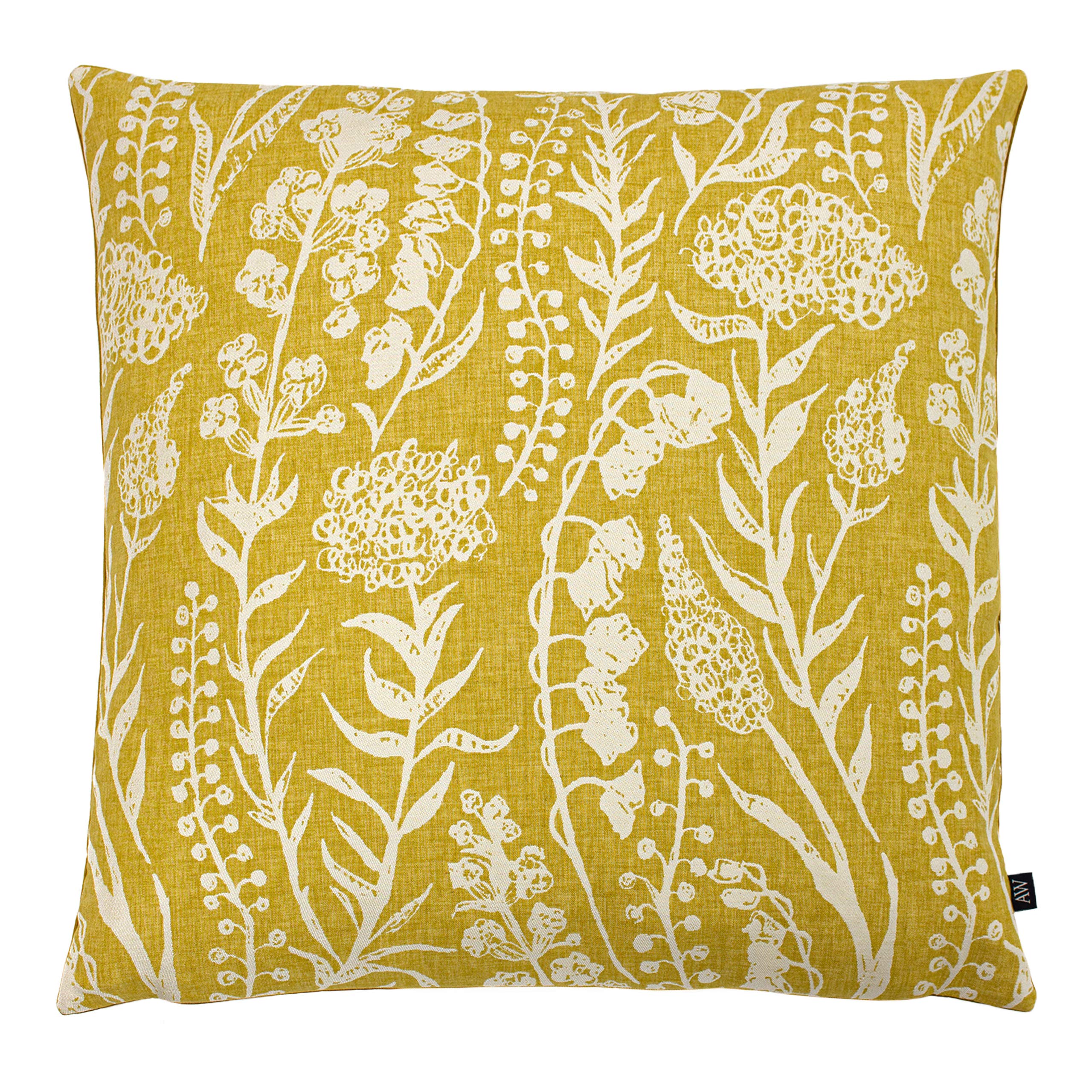 Ashley Wilde Turi Cushion Cover, Sunflower/Gold, 50 x 50cm