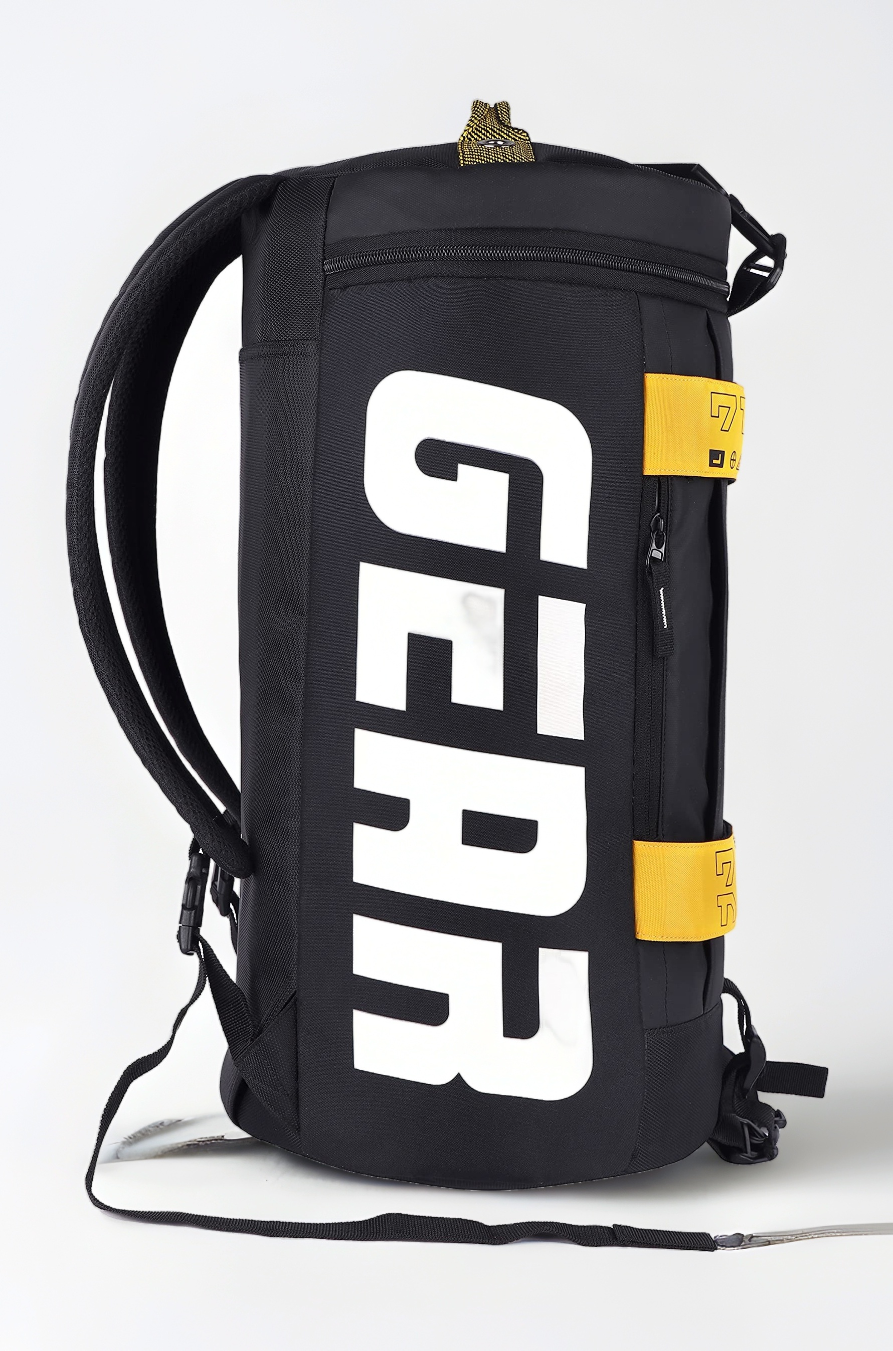 Polyester Statement Maxis 33L Large Hybrid Duffle Backpack/Travel Duffle Bag/Sports Duffle/Gym Bag For Men's/Women's (Black-Yellow), 26 Cm