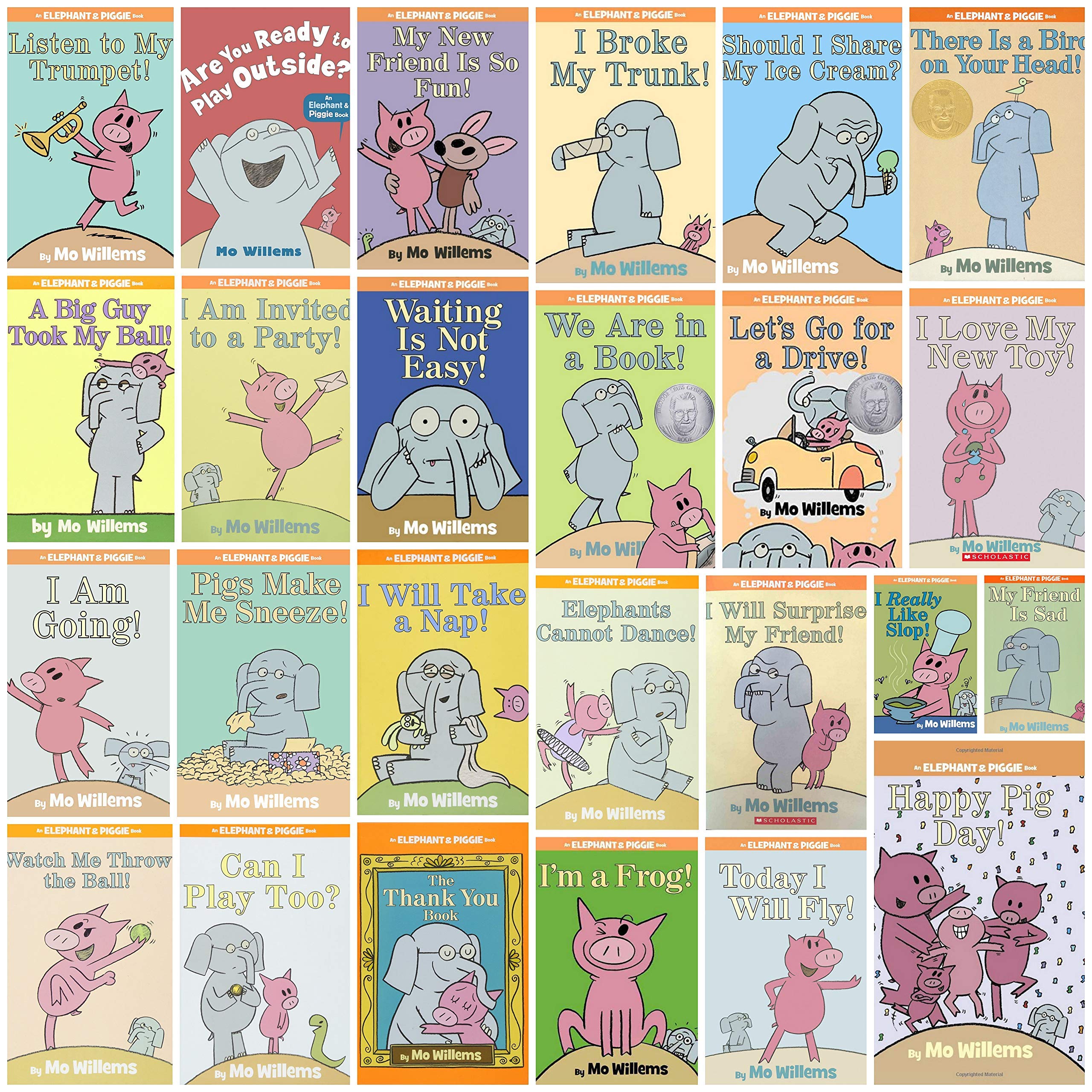 Mo Willems Elephant & Piggie 全20 Elephant & Piggie Series Entire Complete 25 Books Set