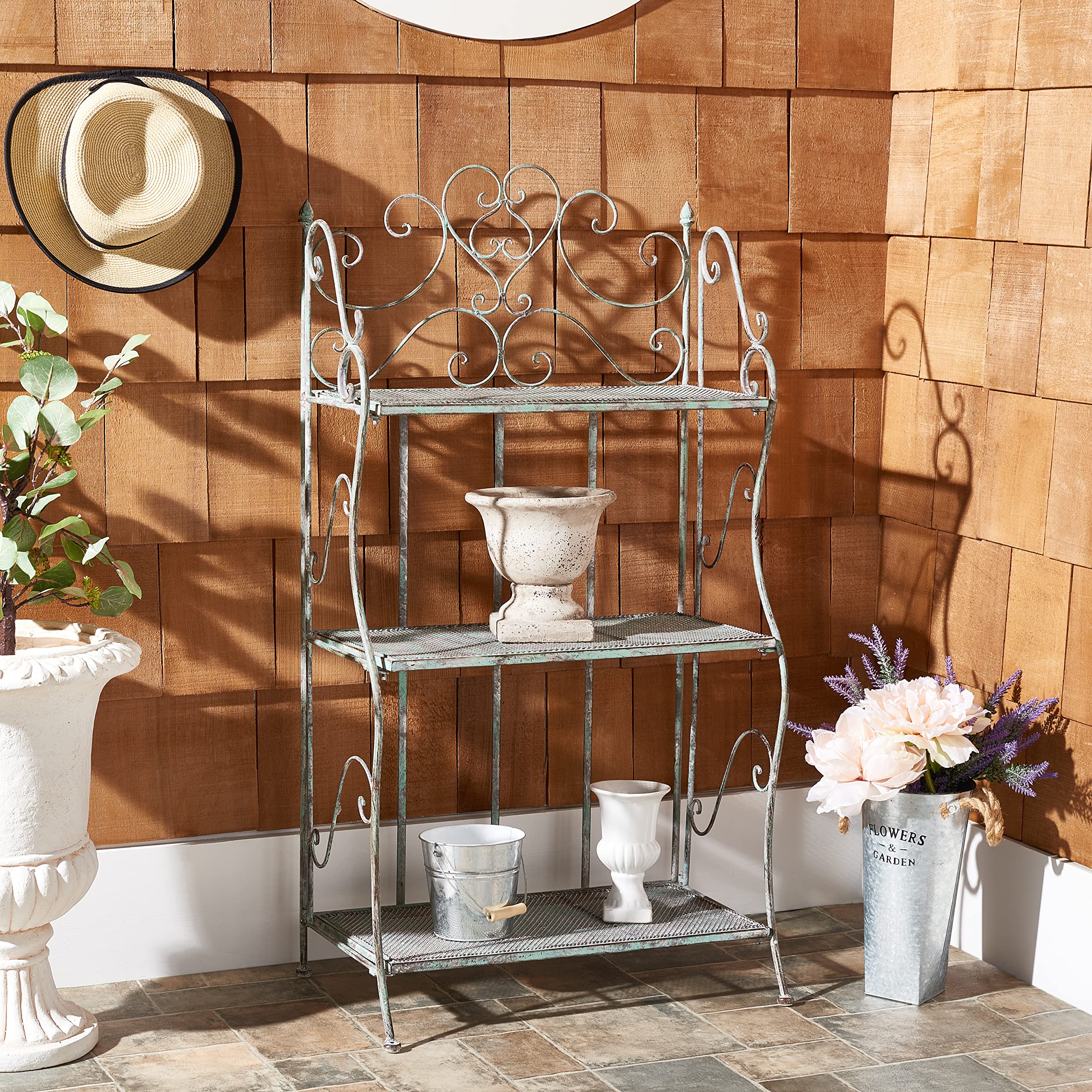Amazon.com : SAFAVIEH Outdoor Collection Torus Victorian Antique