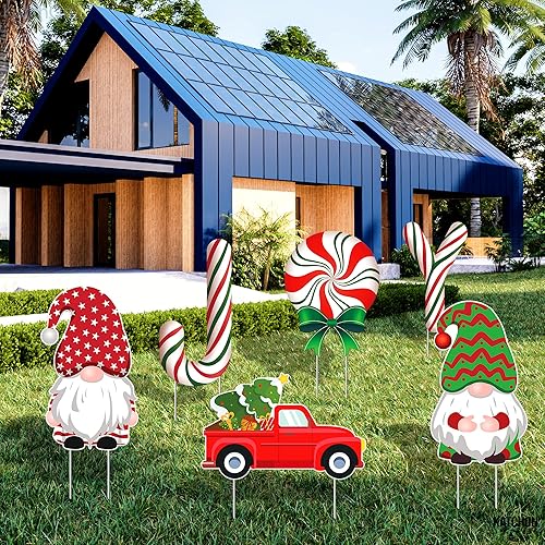 Miniatura 7 de Decoraciones de exterior grandes y de feliz Navidad paquete de 7  Decoraciones de Navidad para exteriores  Decoraciones de Navidad para exteriores