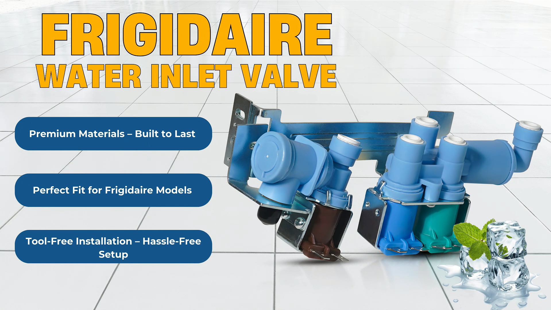 Amazon.com: AZ4U 242253002 Refrigerator Water Inlet Valve for