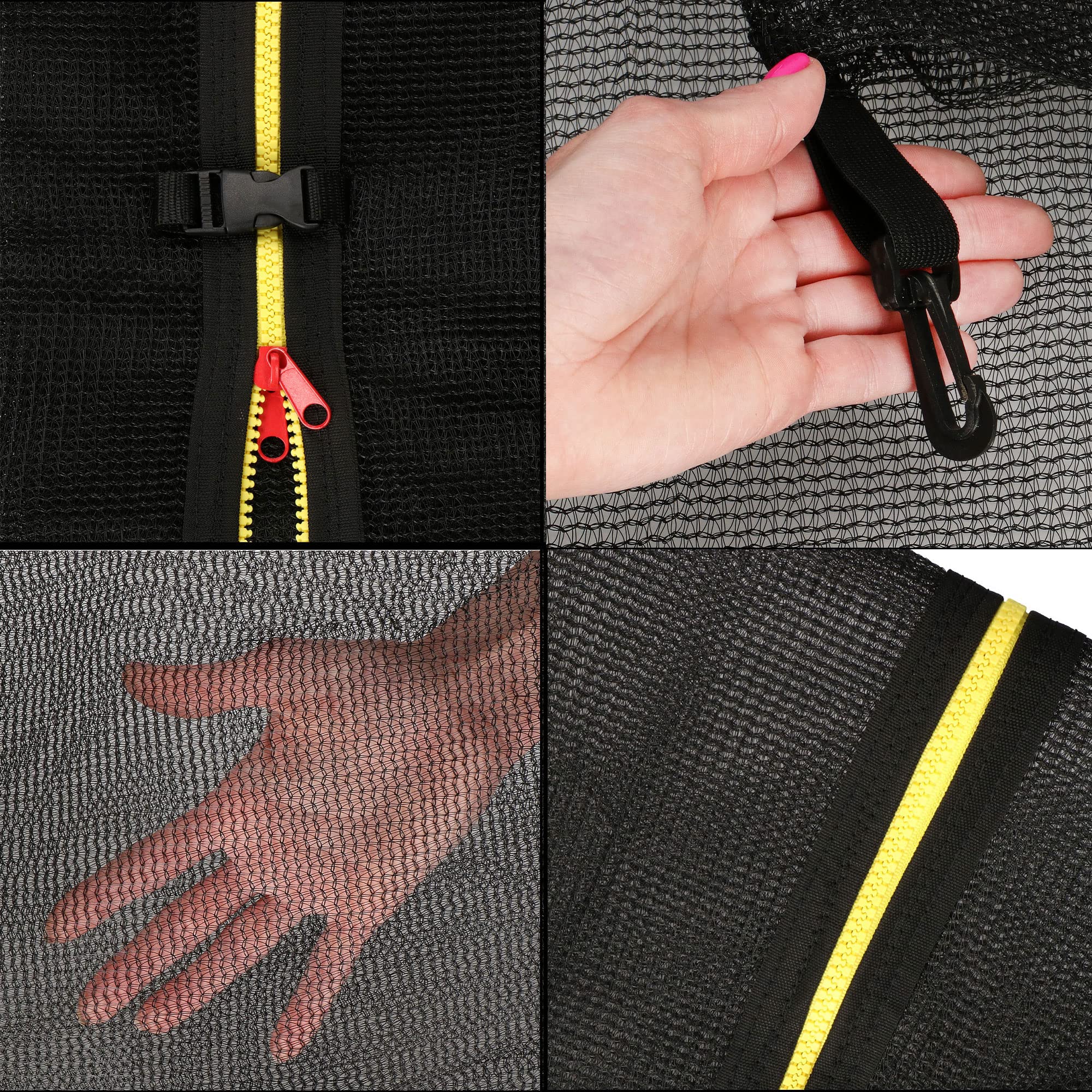 SPRINGOS Red de Seguridad para Cama elástica