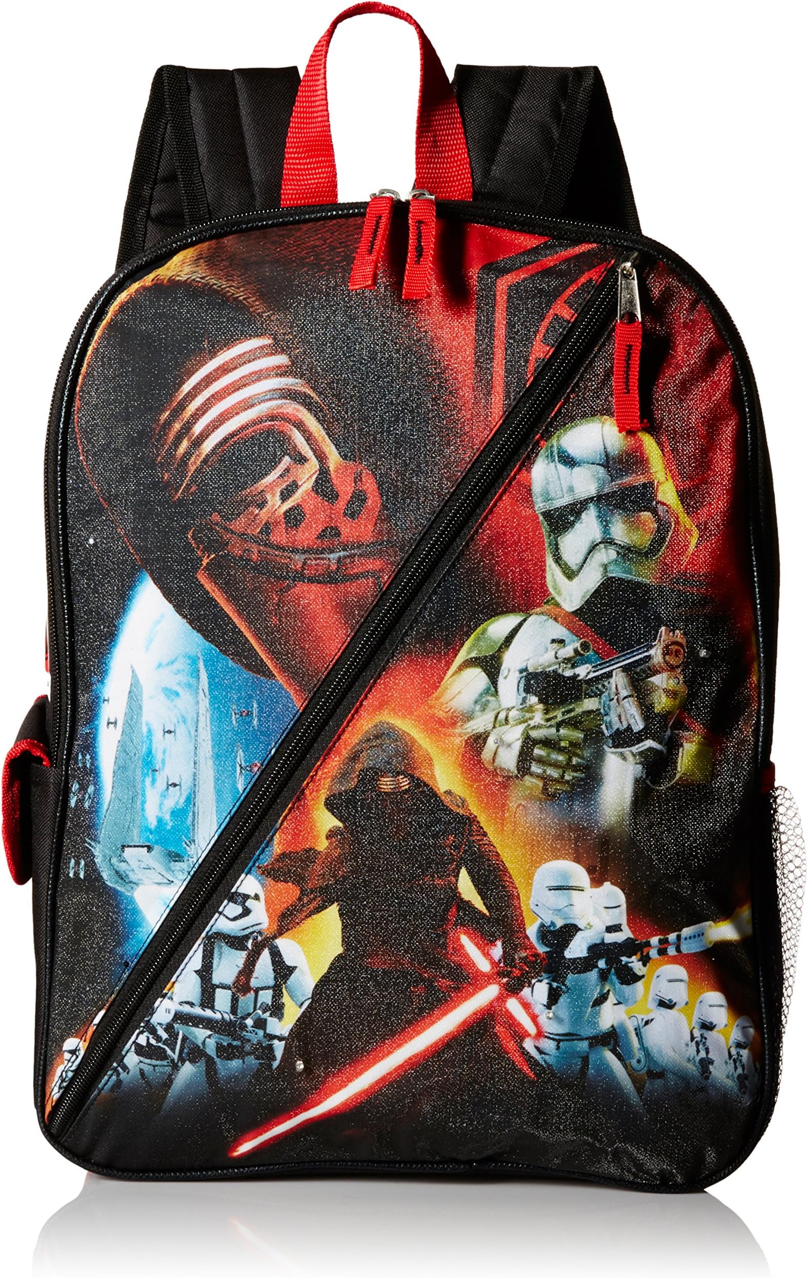 Star Wars Luggage Kylo Ren Light Up 16" Backpack, Red, One Size