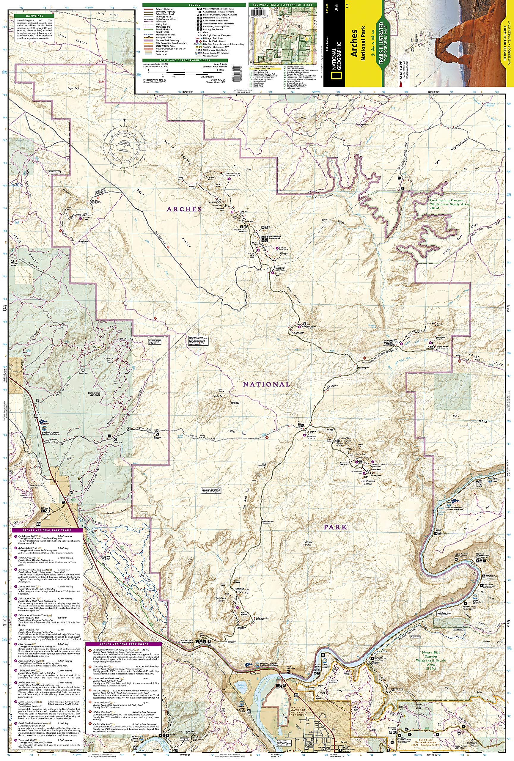 Utah National Parks (Map Pack): Trails Illustrated Maps (National Geographic Trails Illustrated Topographic Map)
