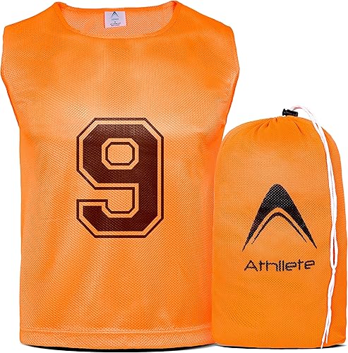 Miniatura 3 de Conjunto de 12 chalecos de escaramuza playera para prácticas de equipos con bolsa para llevarlas gratuita. tallas para niños, jóvenes, adultos y